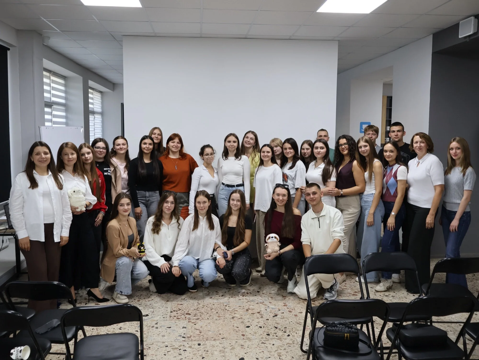 Participants of the ELSA Uzhhorod lecture on oratorical art