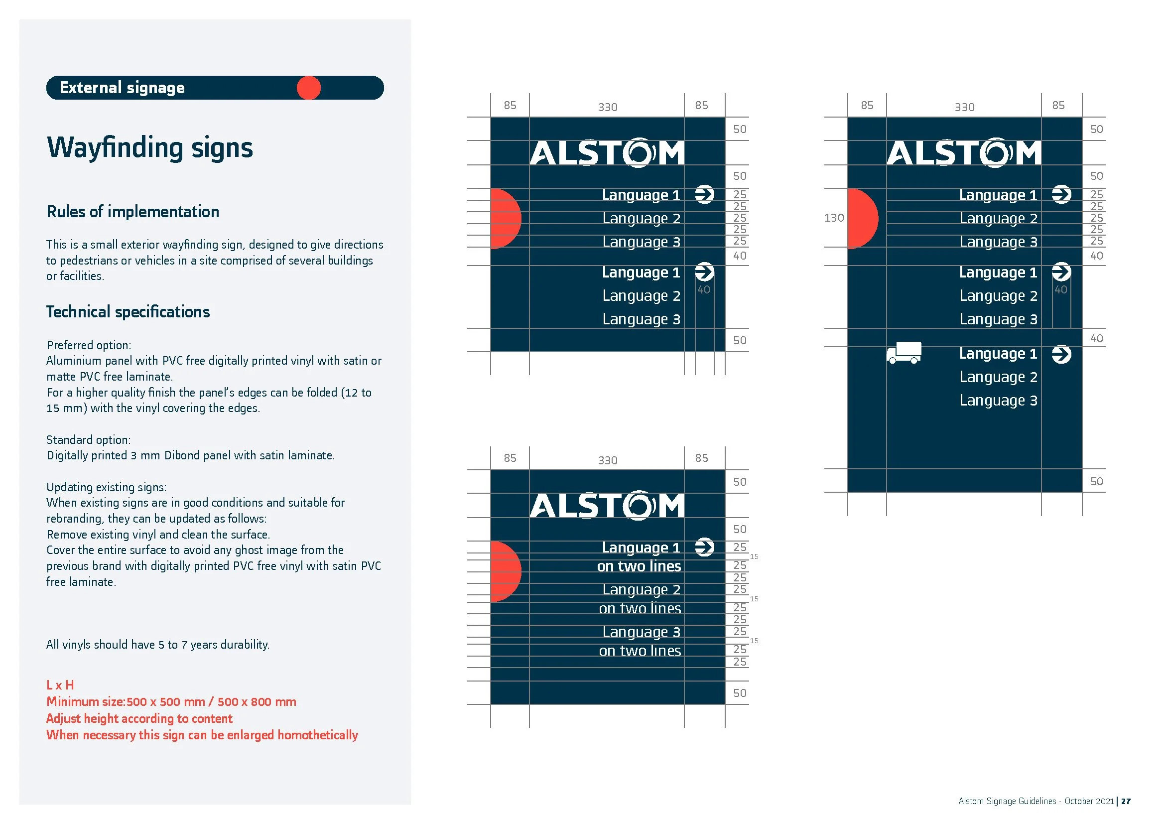 Building Signage Standards.pdf Brand signage guidelines — WOP-DESIGN