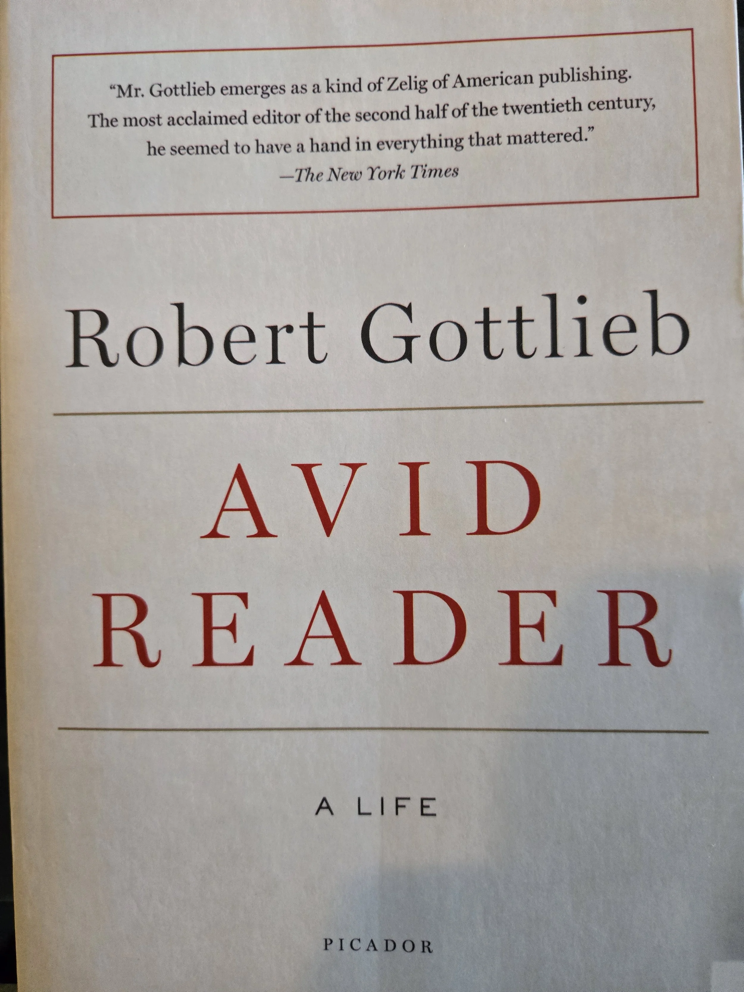 Book Review: Avid Reader