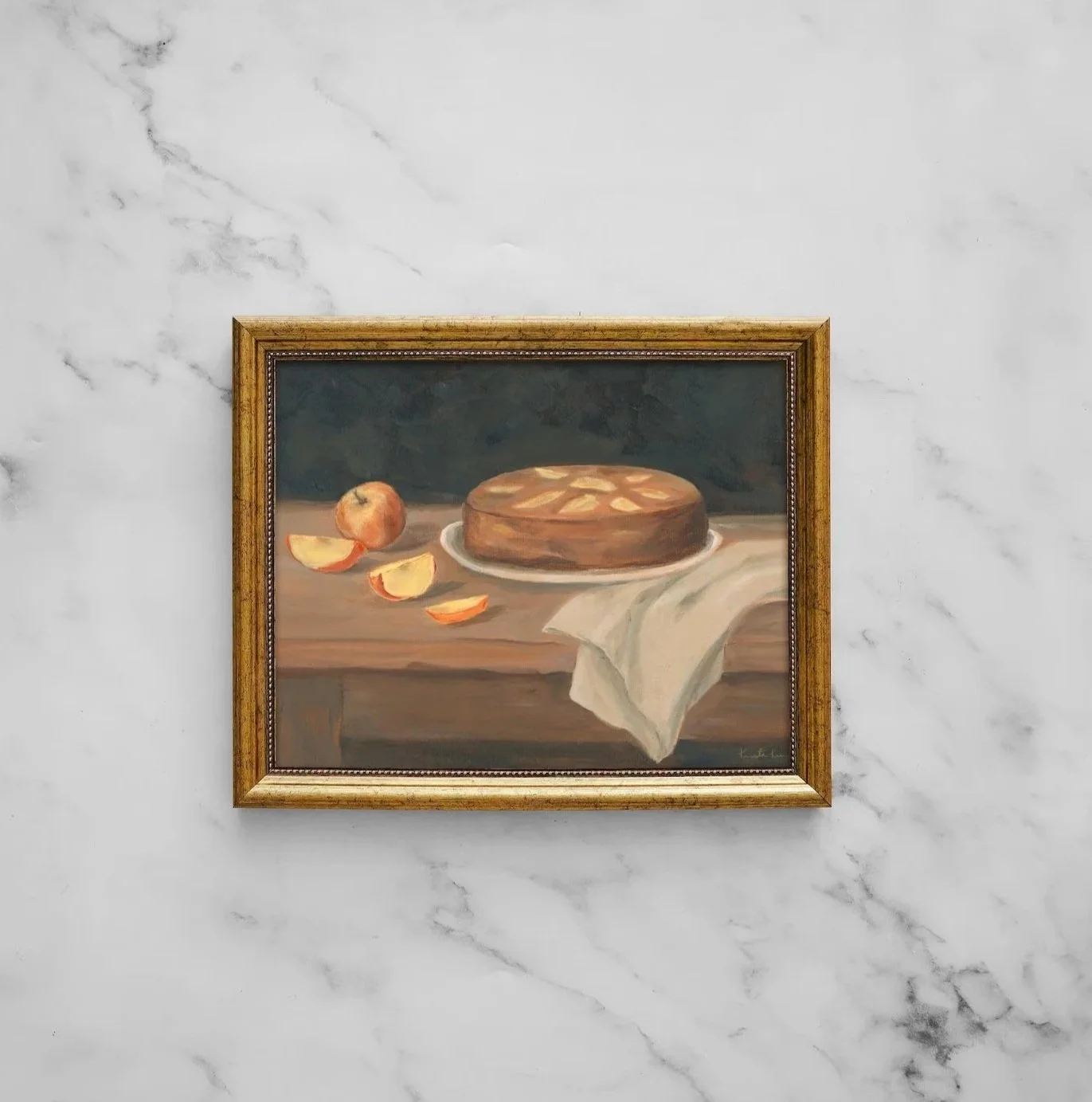 GATEAU AUX POMMES - Art Print