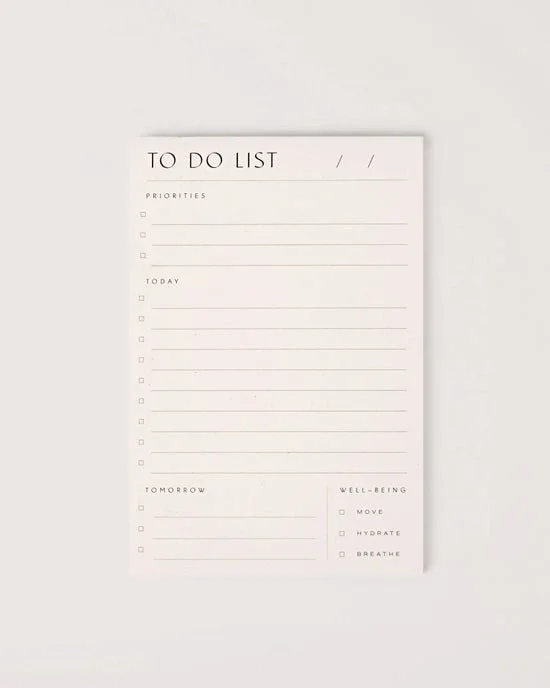 To Do List Pad