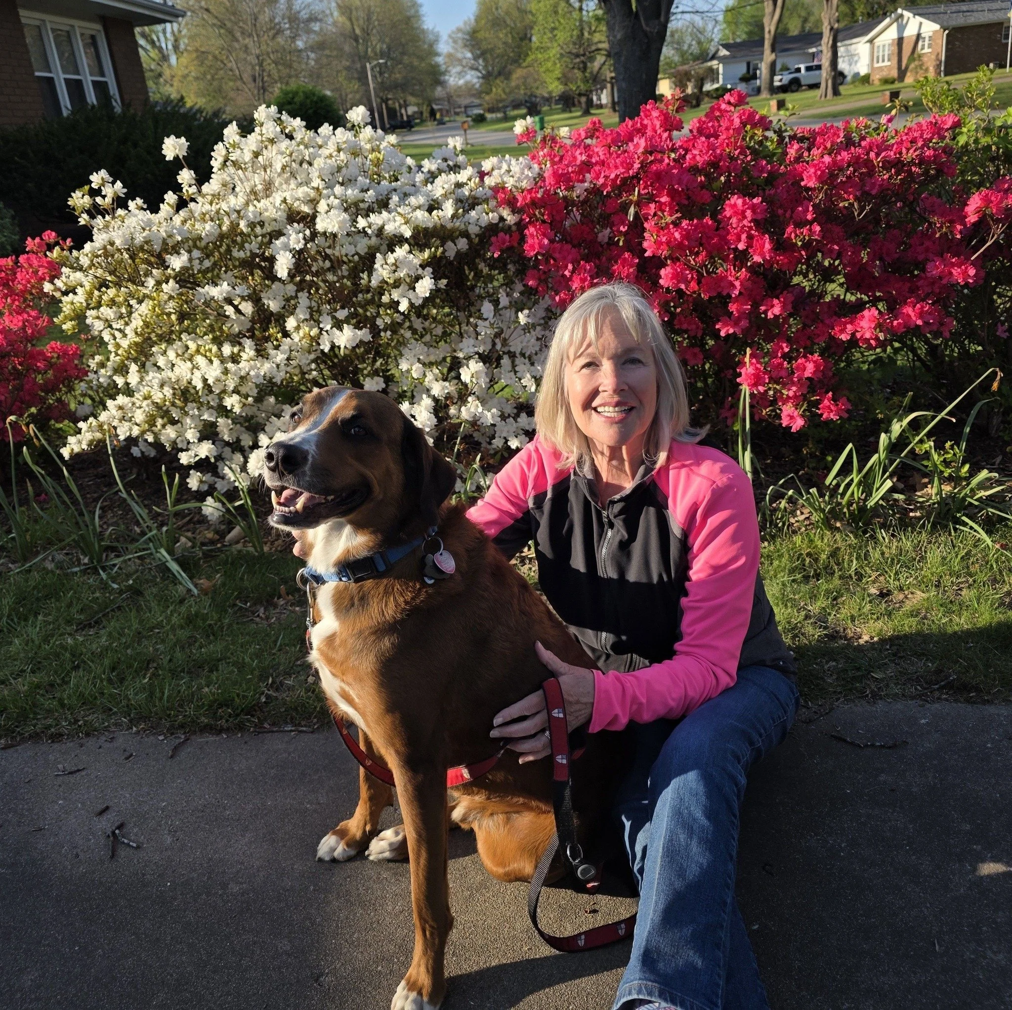 Deb and her dog