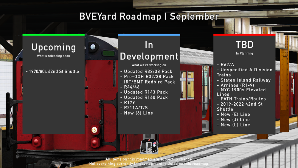 BVEYard Roadmap September 4, 2022 — TriState Transit