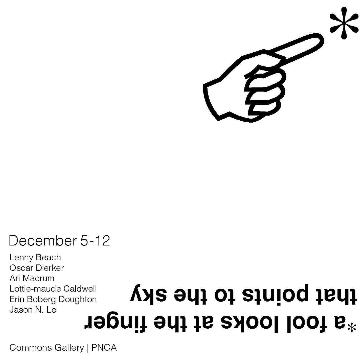 Oopsie I don&rsquo;t know my dates!!! Performance ephemera show feat. amazing works by the Fall &lsquo;24 @pnca_performance group opens Thursday December 5 from 5-8 🫶

The rumor of deviled eggs still stands