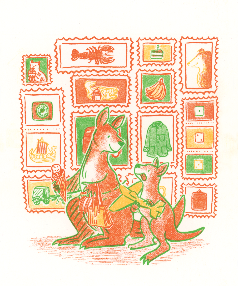 Kangaroo Risograph