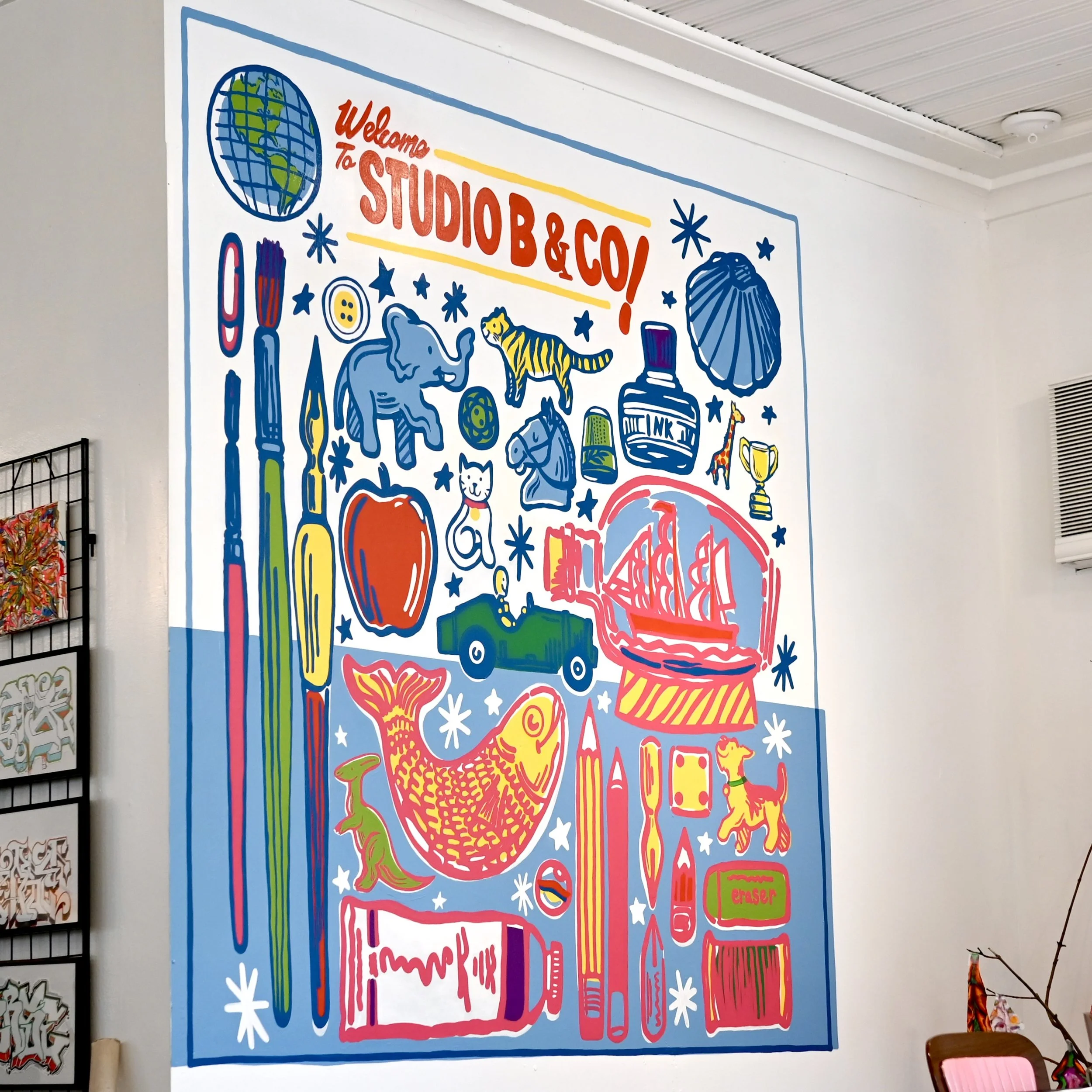 Mural for Studio B & Co.