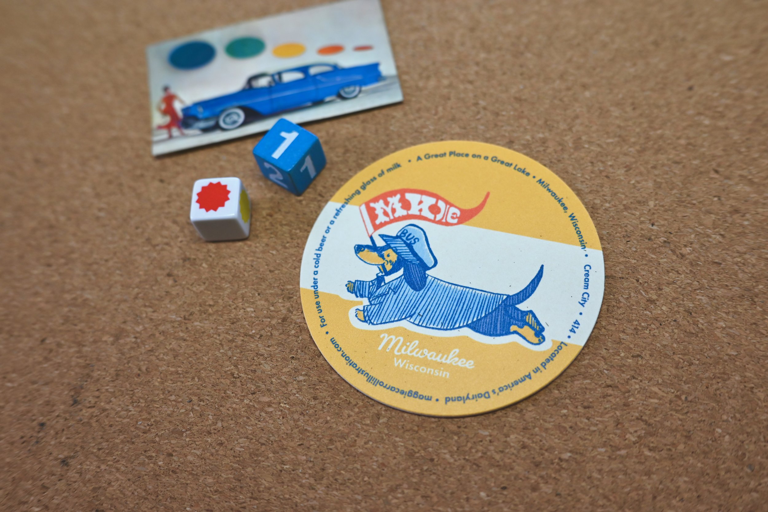 MKE Paper Coaster