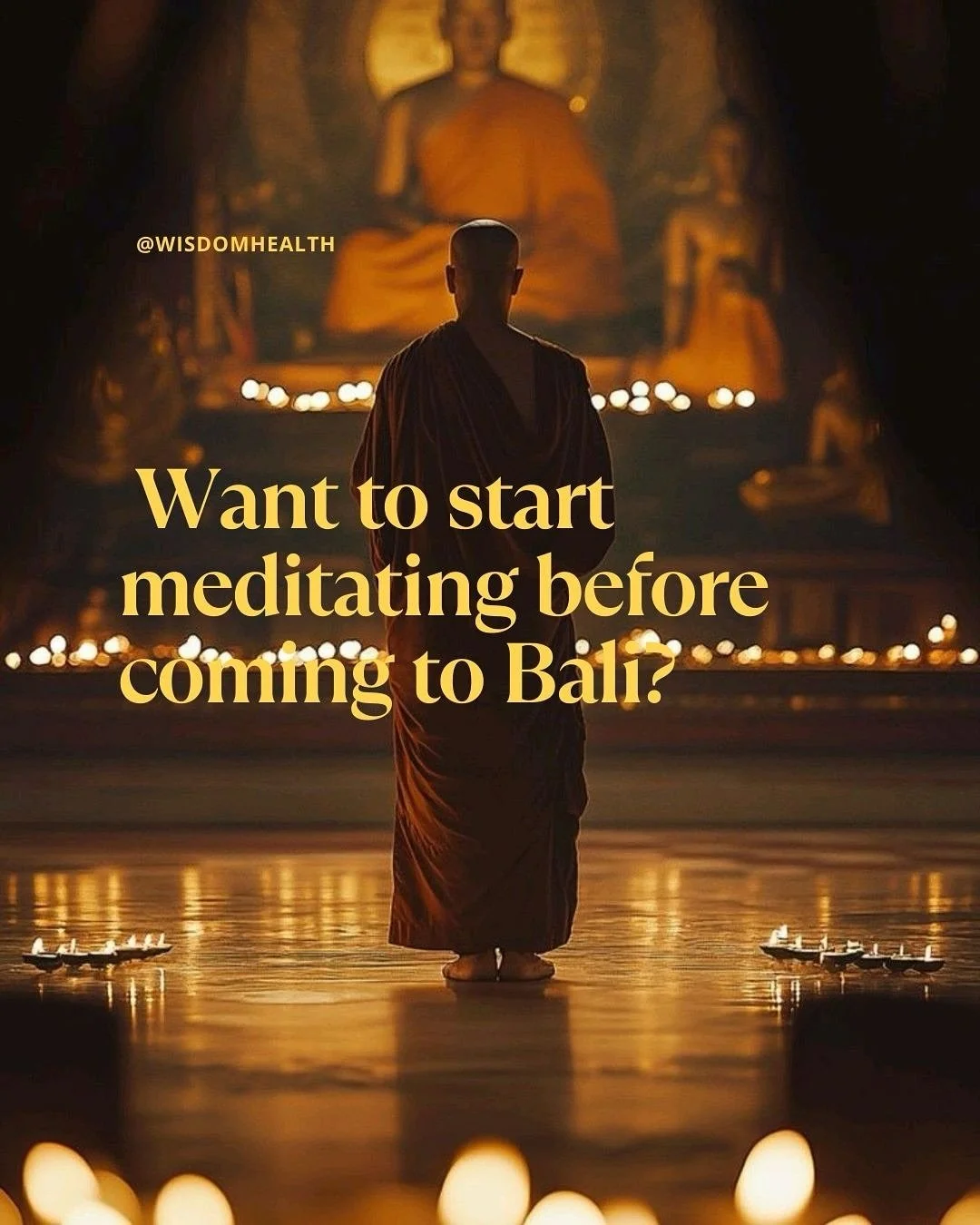 Start your meditation practice today.
Here are our top 3 apps to help you build a daily habit before coming to Bali.
They’re perfect for beginners and seasoned meditators alike.
🌿 In Bali, we’ll go deeper into these practices togethe