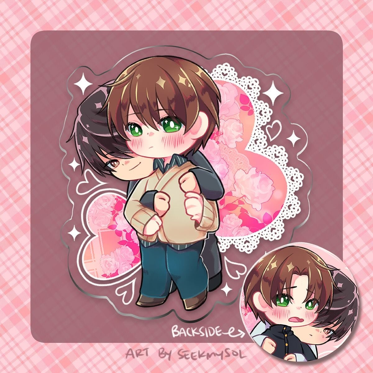 World&rsquo;s Greatest First Love! Congrats to Onodera for finally confessing his love!!!! I&rsquo;m so happy for them!! I&rsquo;m hoping to make this into a keychain heheh. Maybe I&rsquo;ll throw preorders up in my shop but idk yet!
.
.
#sekaiichiha