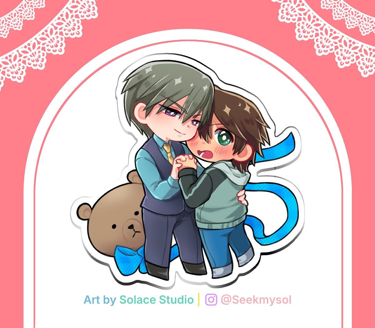 Pure-hearted romance (Junjou Romantica)!! This was definitely one of my early yaoi days. Heh. I binged the series while I was drawing this. 🤣 And you know what? I&rsquo;ve come to appreciate Shinobu a lot. Lol! Do you have a fav old school yaoi? Or 