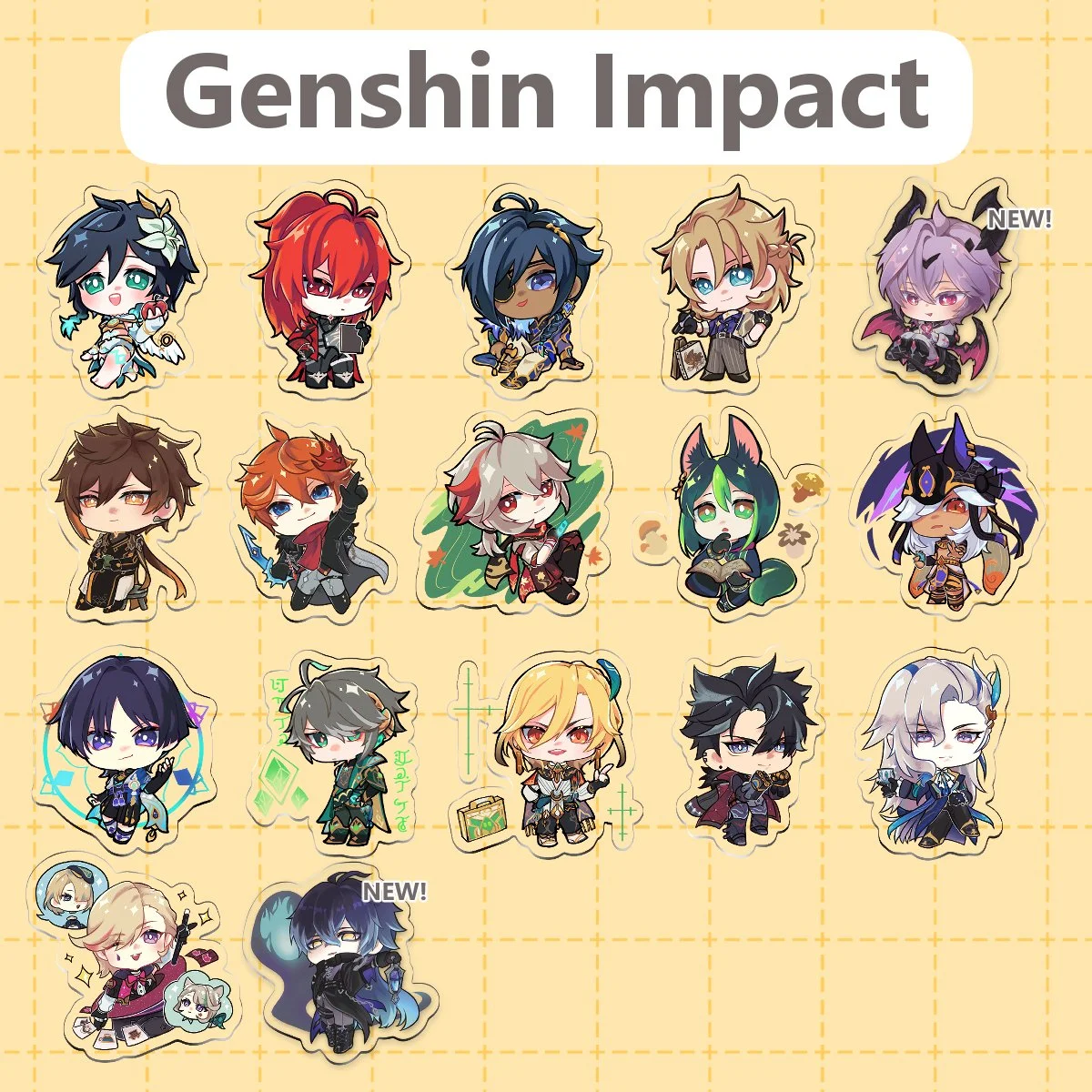 Genshin Impact Keychains