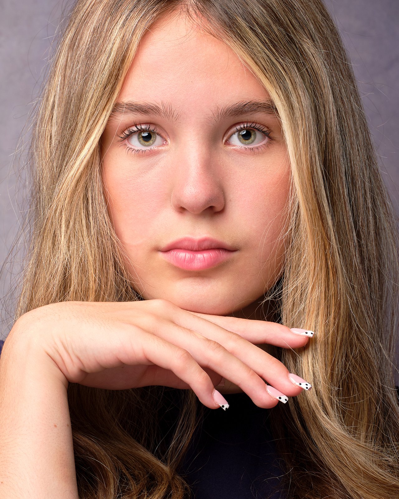 Headshot for a Model portfolio
