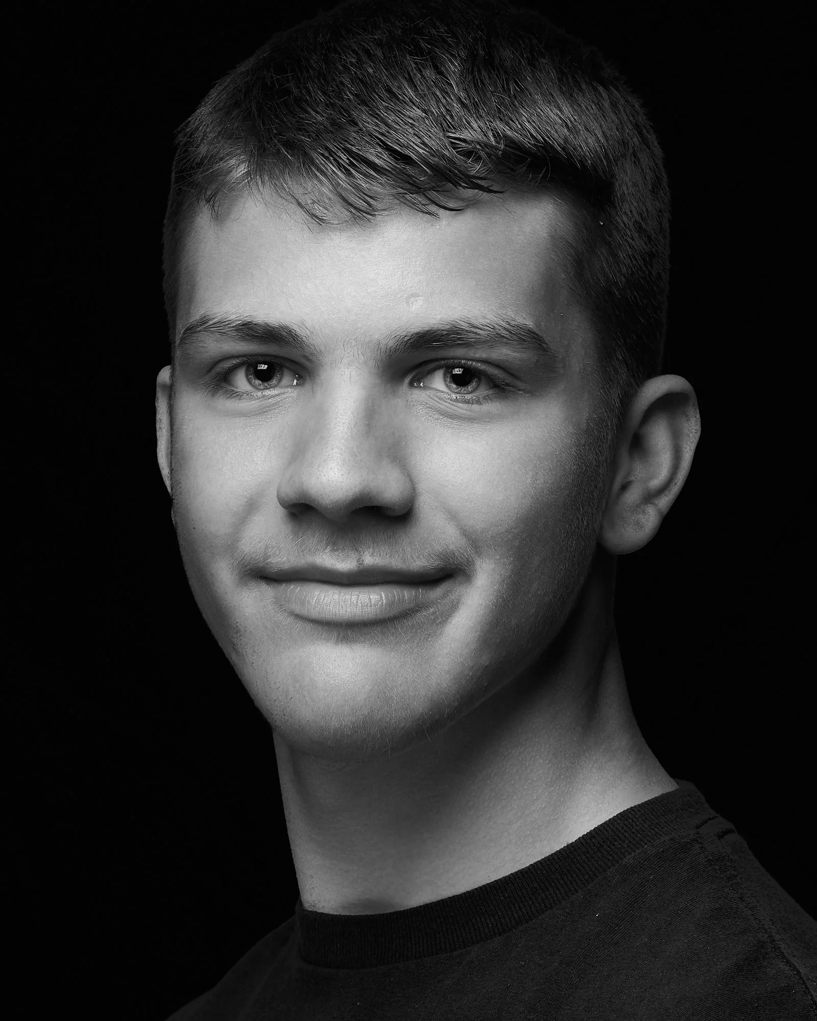 Young Actor Headshot taken in a Professional Studio In Plymouth