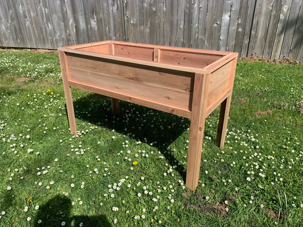 Cedar Planter Box 2 x 4 x 10" || 32" Tall  Daniel's Custom Cedar Boxes