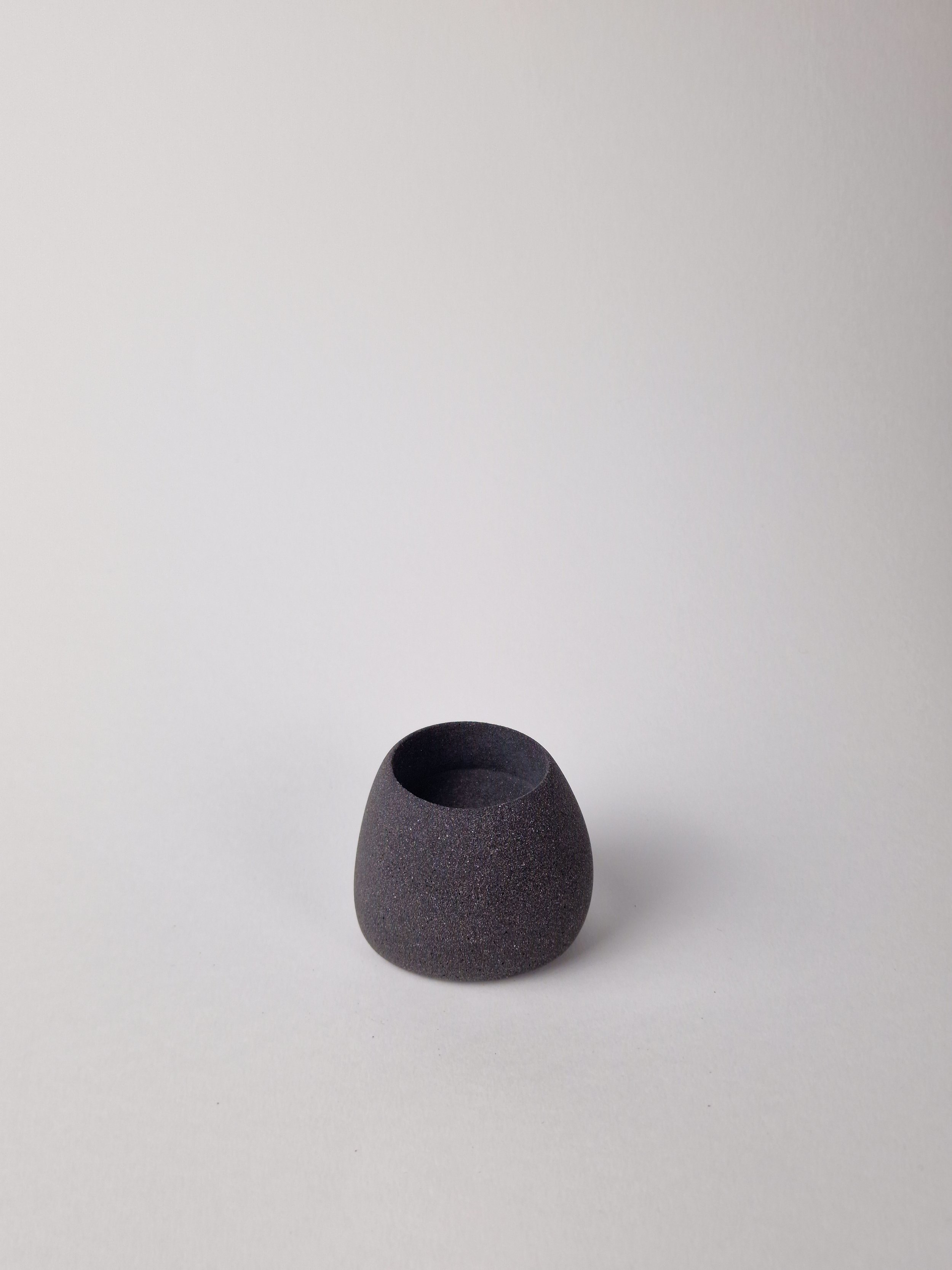 Tealight Holder, Charcoal Collection
