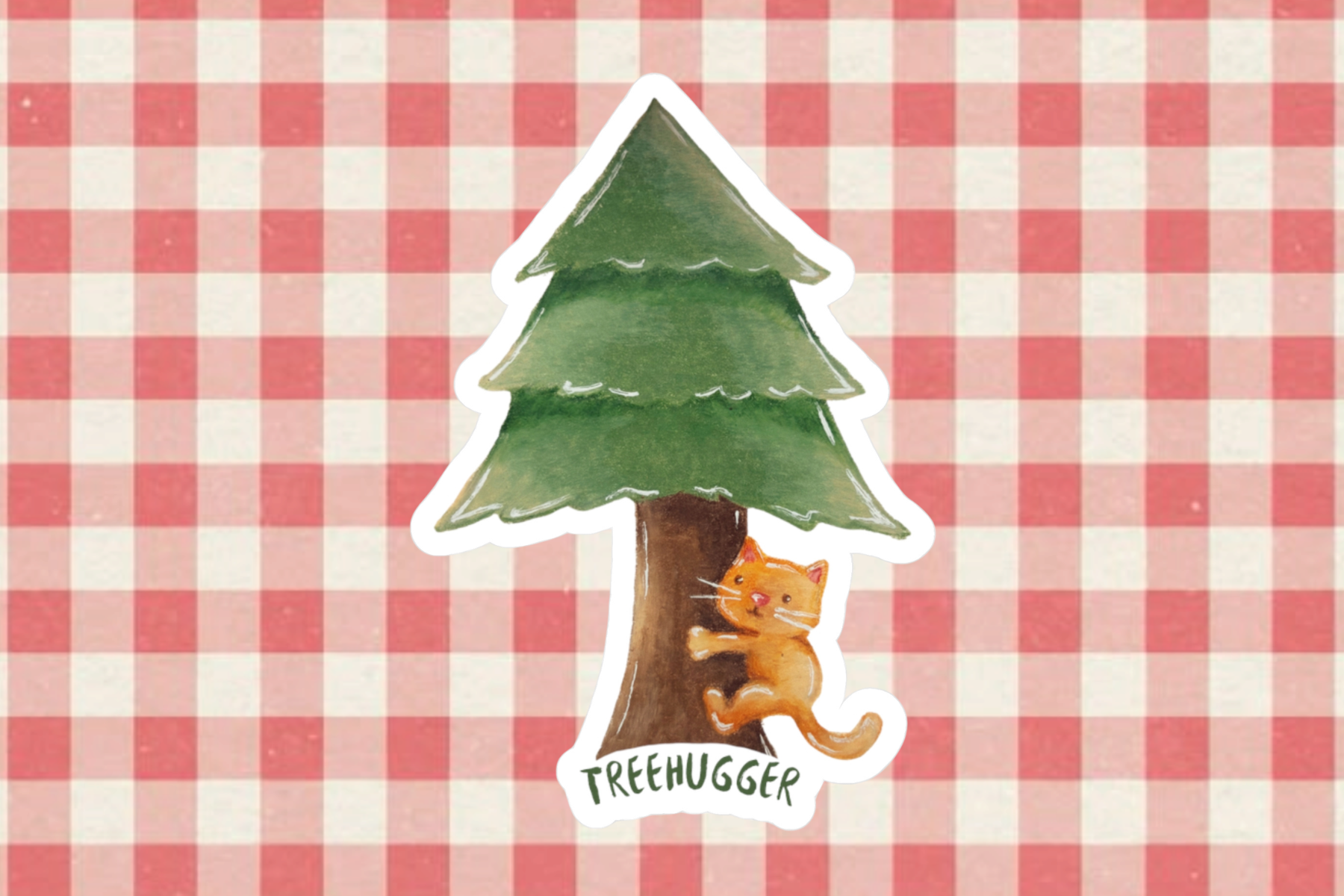 TreeHugger Sticker