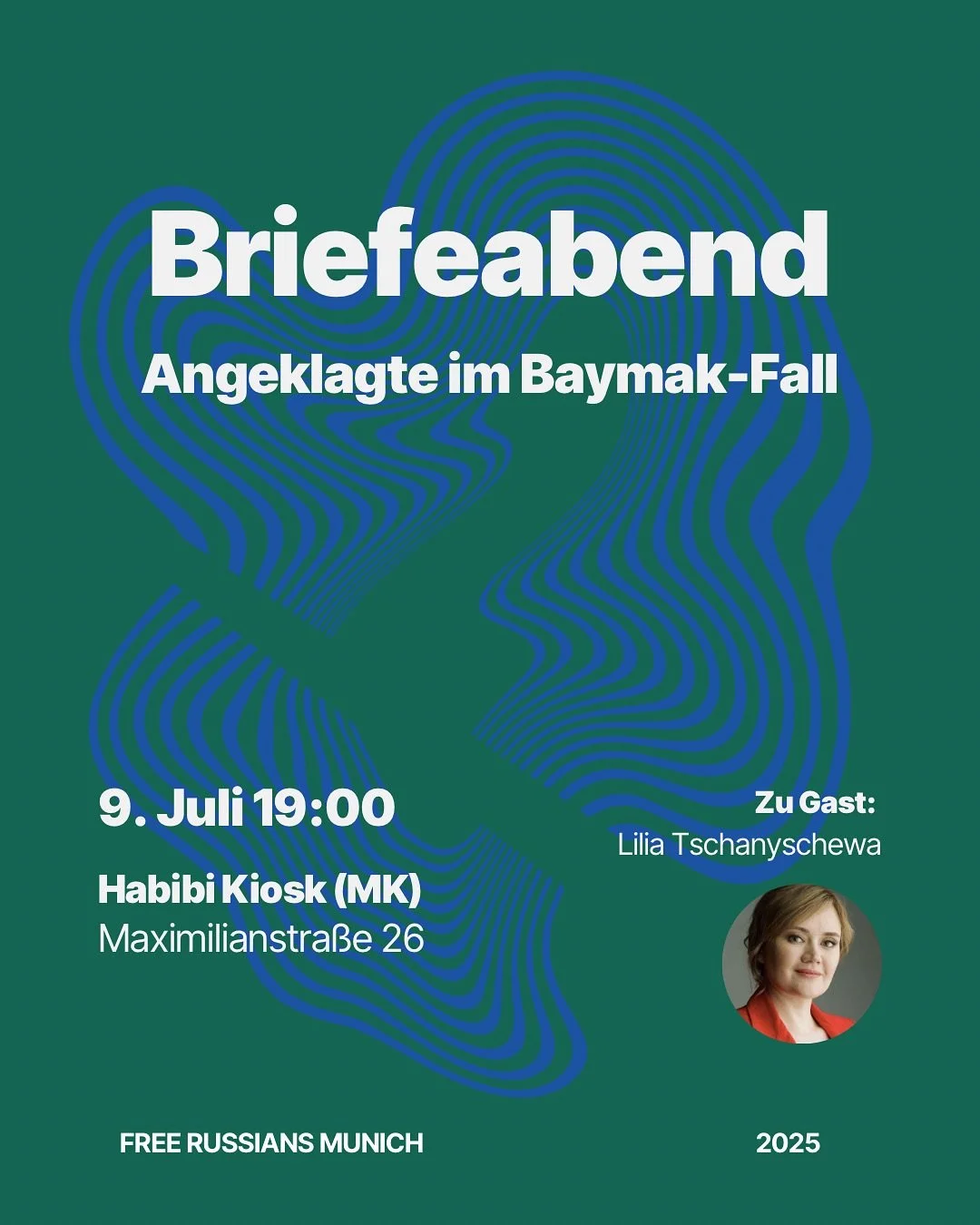 briefeabend mit Lilia Tschanyschewa / вечер писем c Лилией Чанышевой