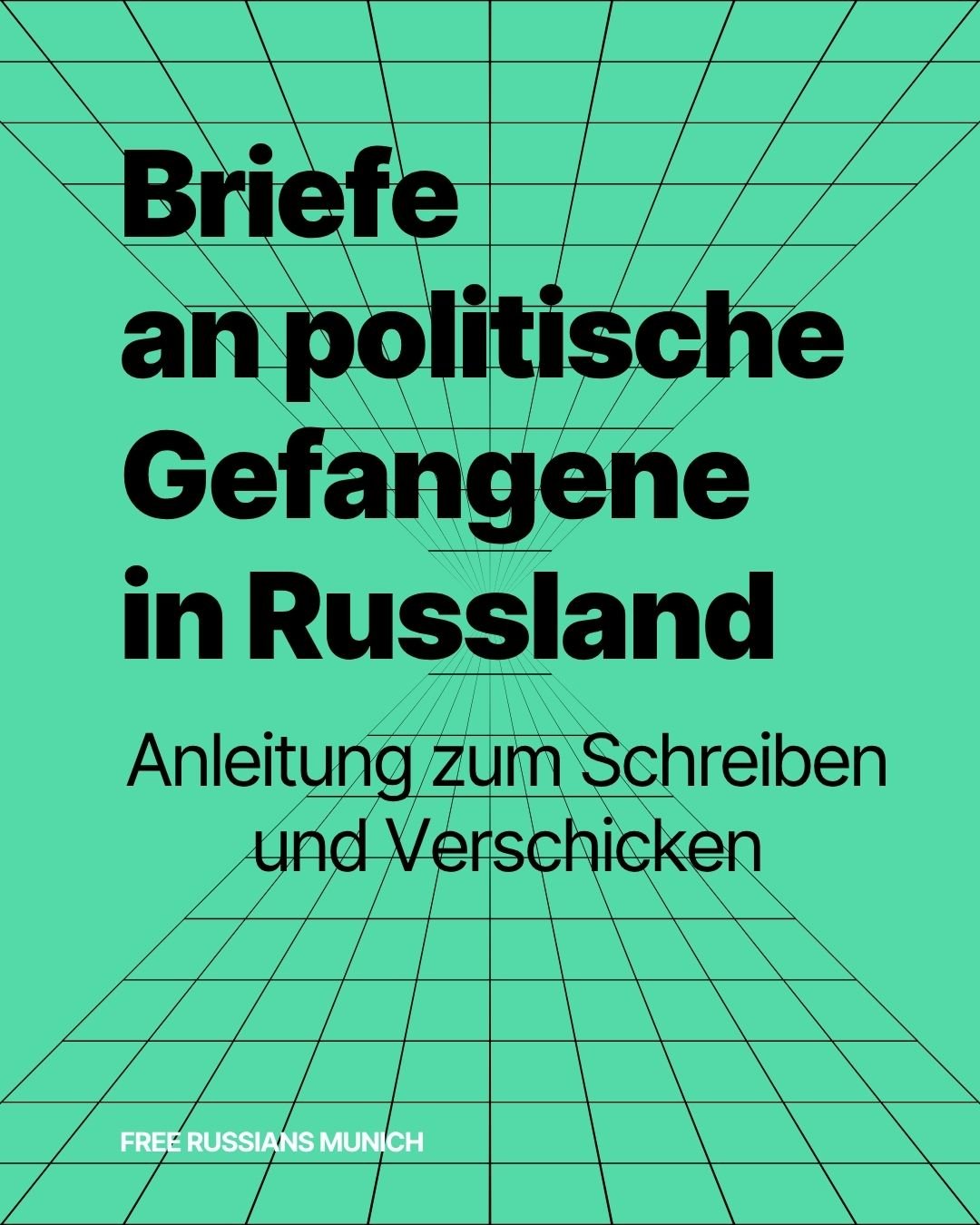 Wie schreibt man  Briefe an politische Gefangene in Russland?