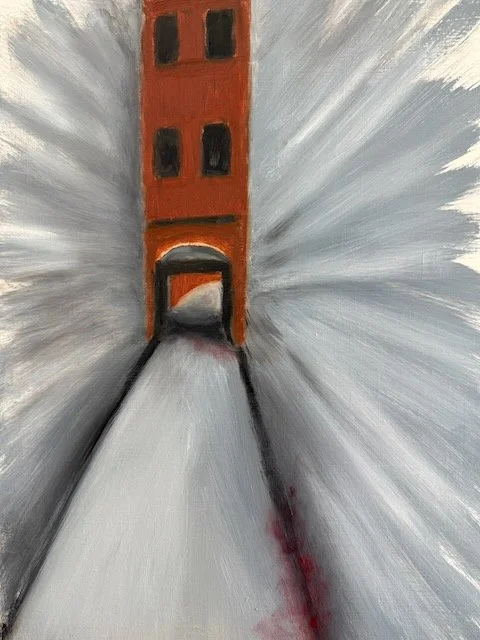 Study of Risiera San Sabba (12x16 inches)