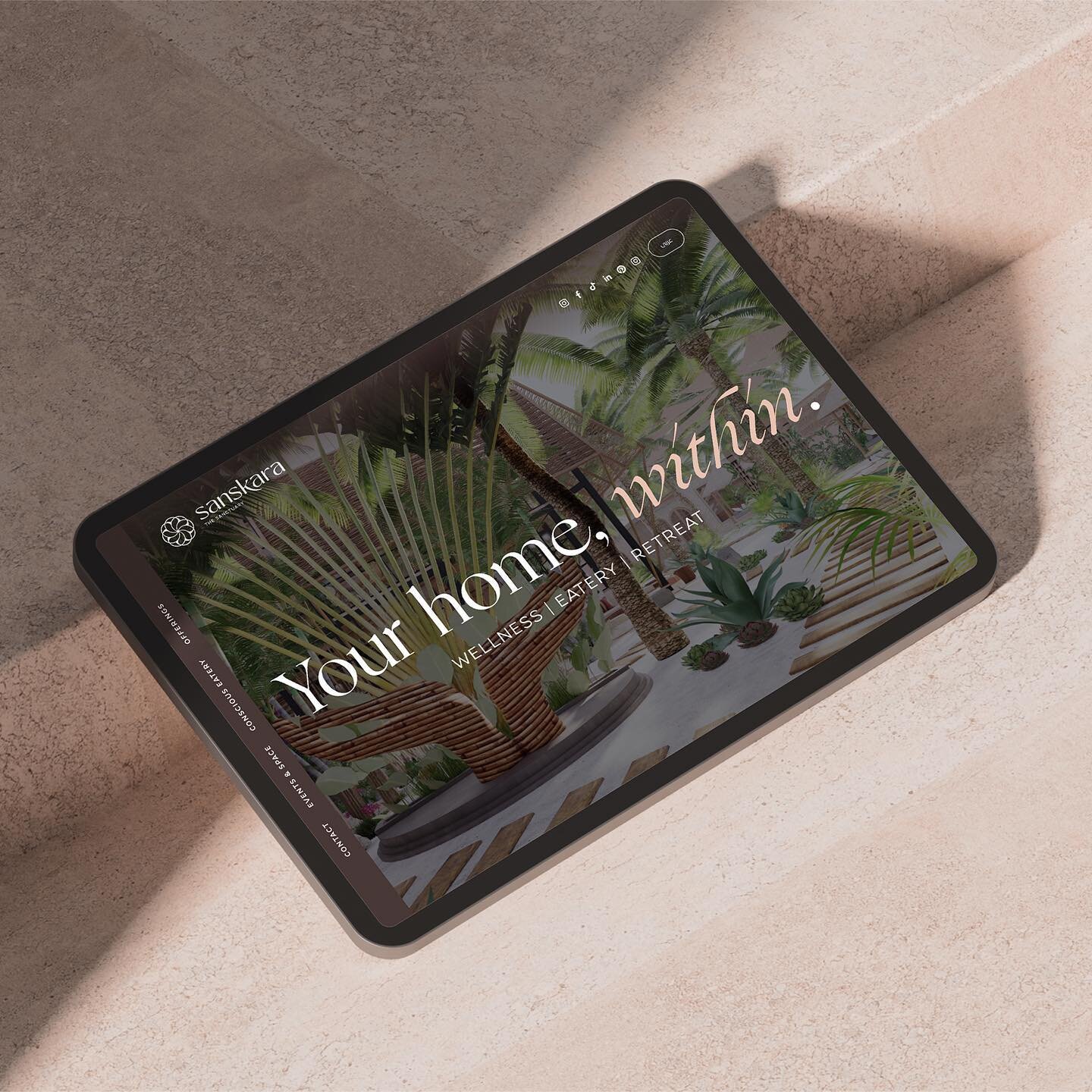 Located in the heart of Dubai, Sanskara sets a new standard for wellness centres &amp; retreats around the world. 🧘&zwj;♀️

Web &amp; social strategy + templates by yours truly, @samaaroncreative ✨
Now booking for 2023 + 2024 &mdash; link in bio.