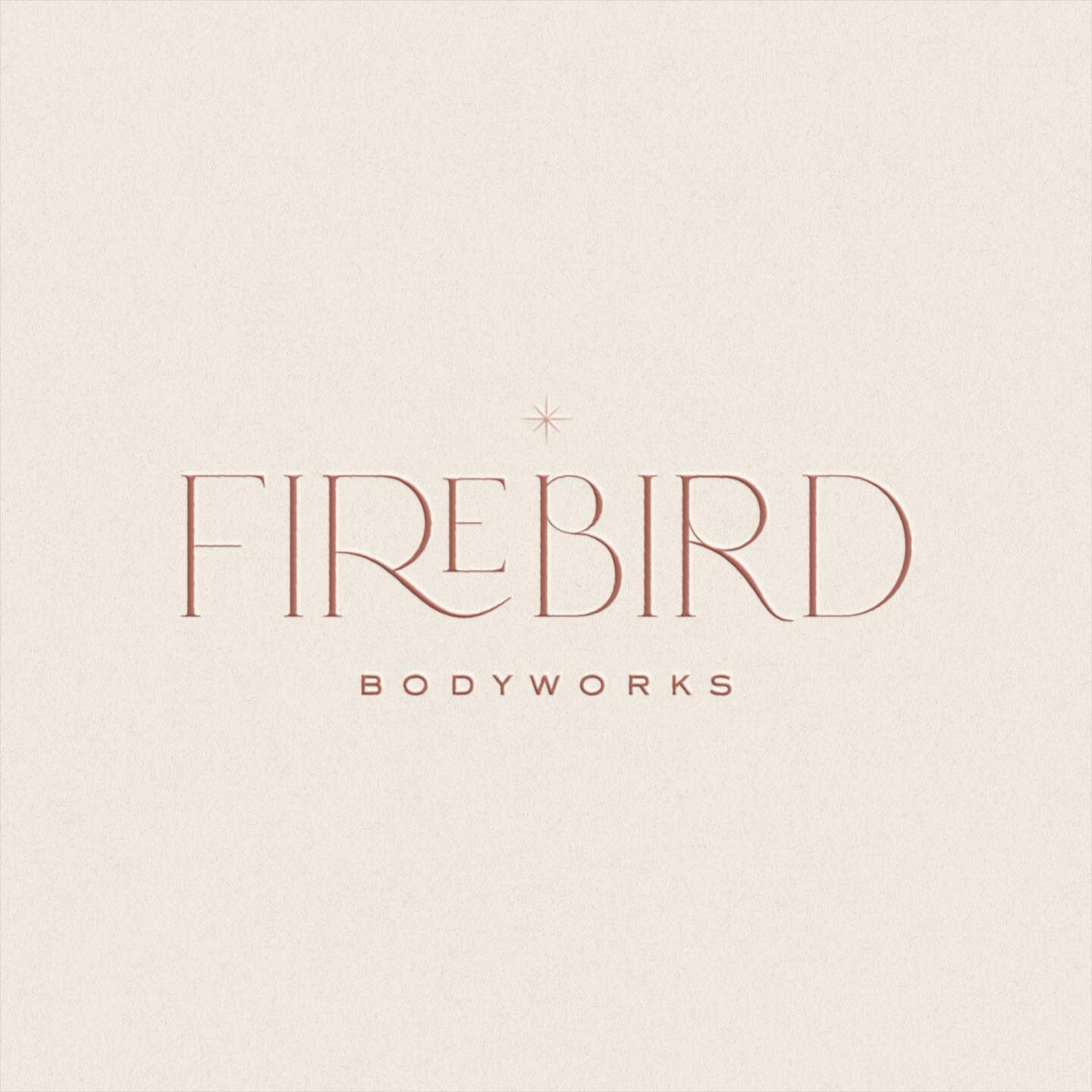 A gorgeous new wordmark for @firebirdbodyworks 💆&zwj;♀️💫

Designed by yours truly, @samaaroncreative 👨&zwj;🎨
Now booking for 2023 + 2024 &mdash; link in bio.