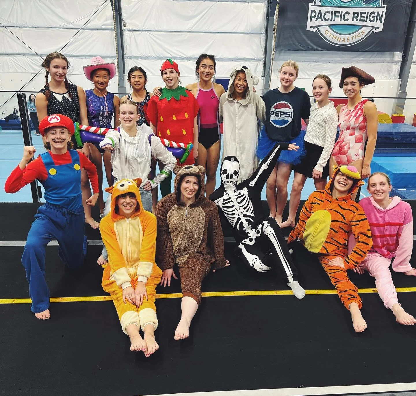 Couldn&rsquo;t pass another day without some snaps of some Pacific Reign Xcel and Dev team athletes rocking their Halloween spirit from last week!🎃👻

We hope everyone had a safe and happy Halloween! #Train2Reign👑