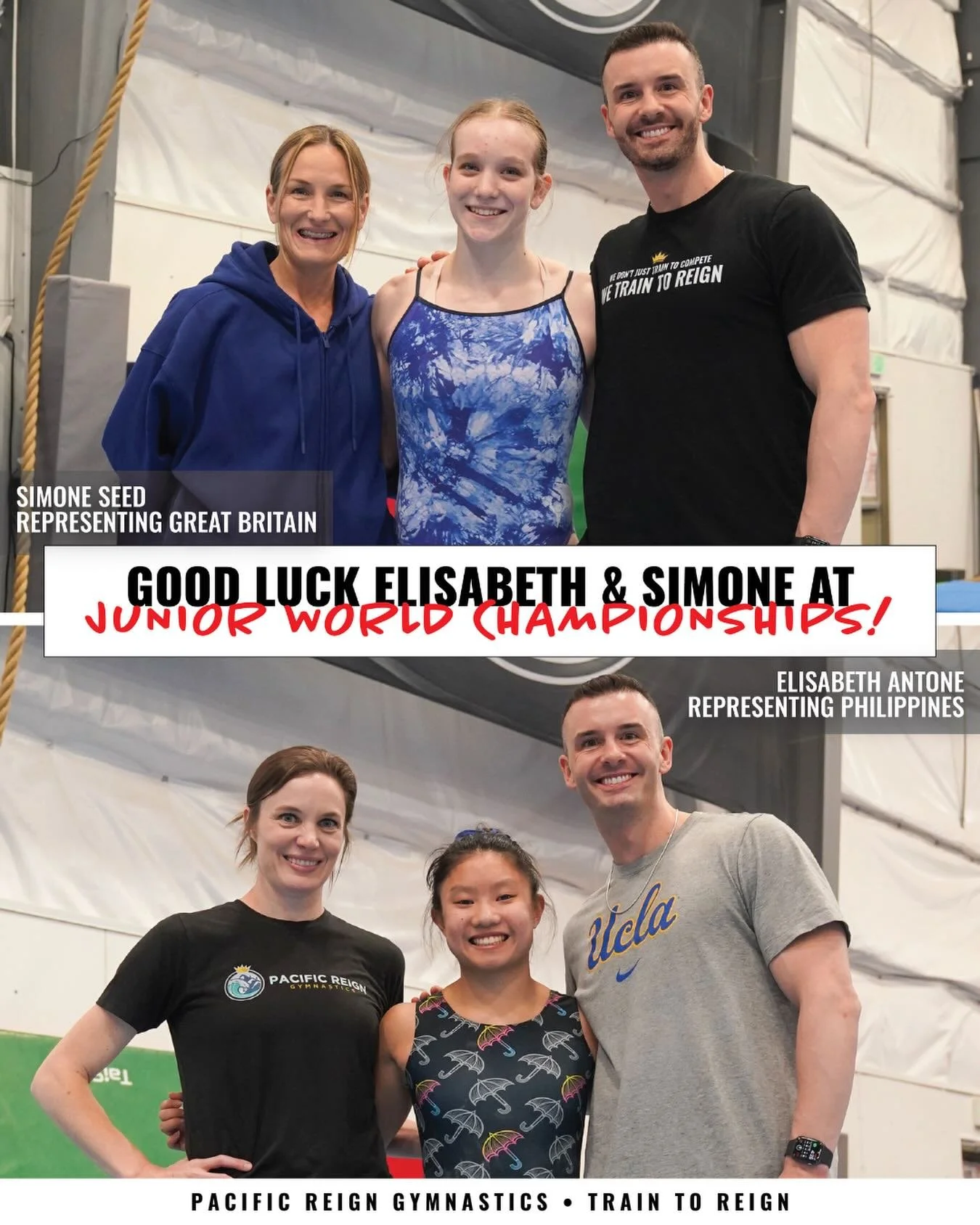 Sent off our two Junior World Championship Qualifiers to Manila, Philippines! We are so excited for Elisabeth and Simone to take the floor on the worlds biggest Junior Elite stage! 

🇬🇧 @simoneseedgymnast2028 will be representing @britishgymnastics