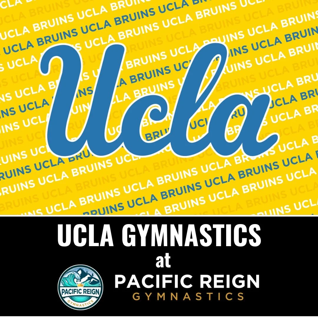 Ahead of their first meet of the season this weekend on Montlake, @uclagymnastics is dropping in to watch practice this afternoon! We are so happy you are here! Welcome back to Woodinville where we #Train2Reign👑

#NCAAGym #ncaarecruit #CollegeRecrui