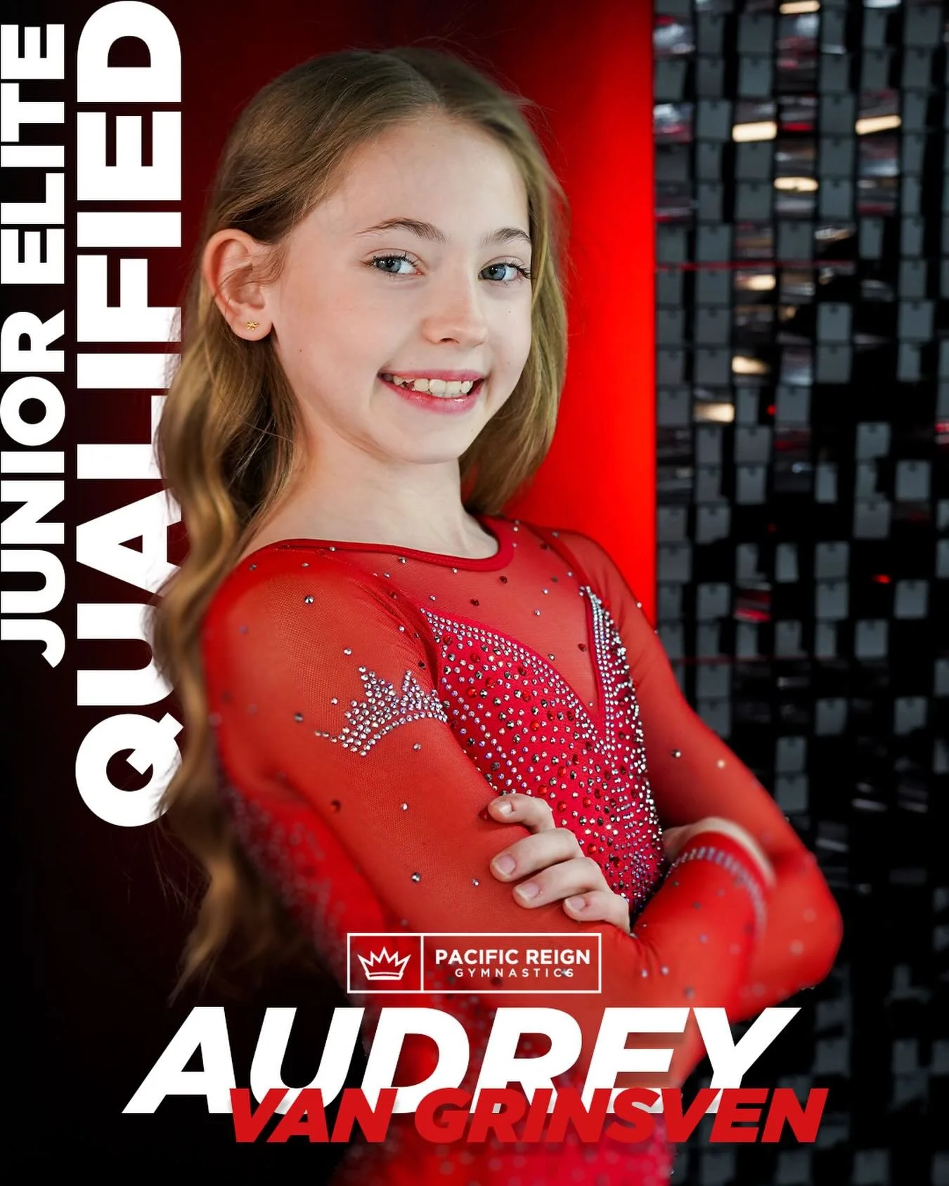 Bringing you the nations newest Junior Elite athlete, Audrey VanGrinsven‼️🇺🇸

After receiving her Jr Elite Optional score at the November Combs la Ville selection camp, she is officially qualified as a Jr Elite by receiving her elite compulsory sco