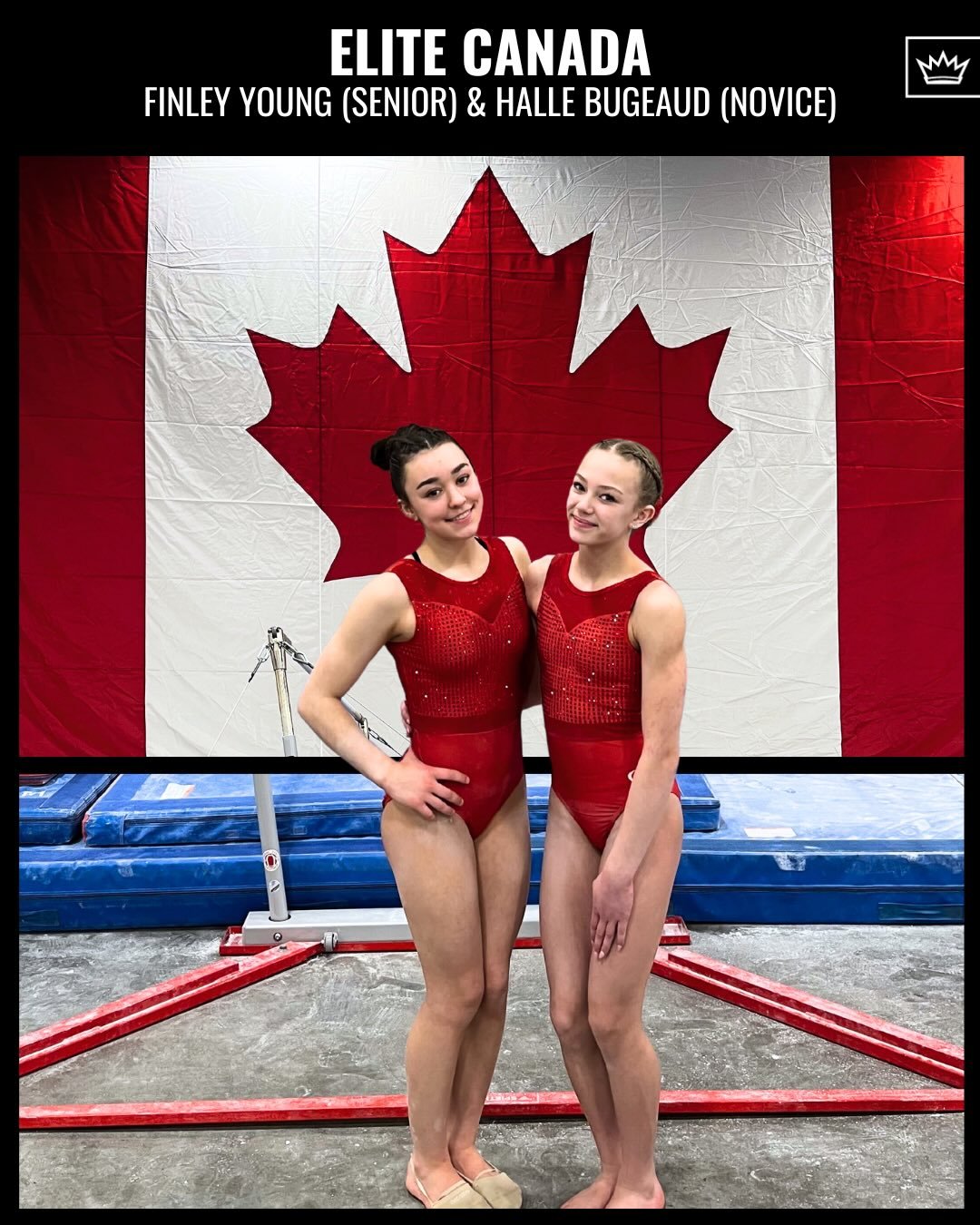 Some highlights from Finley and Halle&rsquo;s time in Calgary this weekend at Elite Canada! 🇨🇦✨

#Train2Reign👑