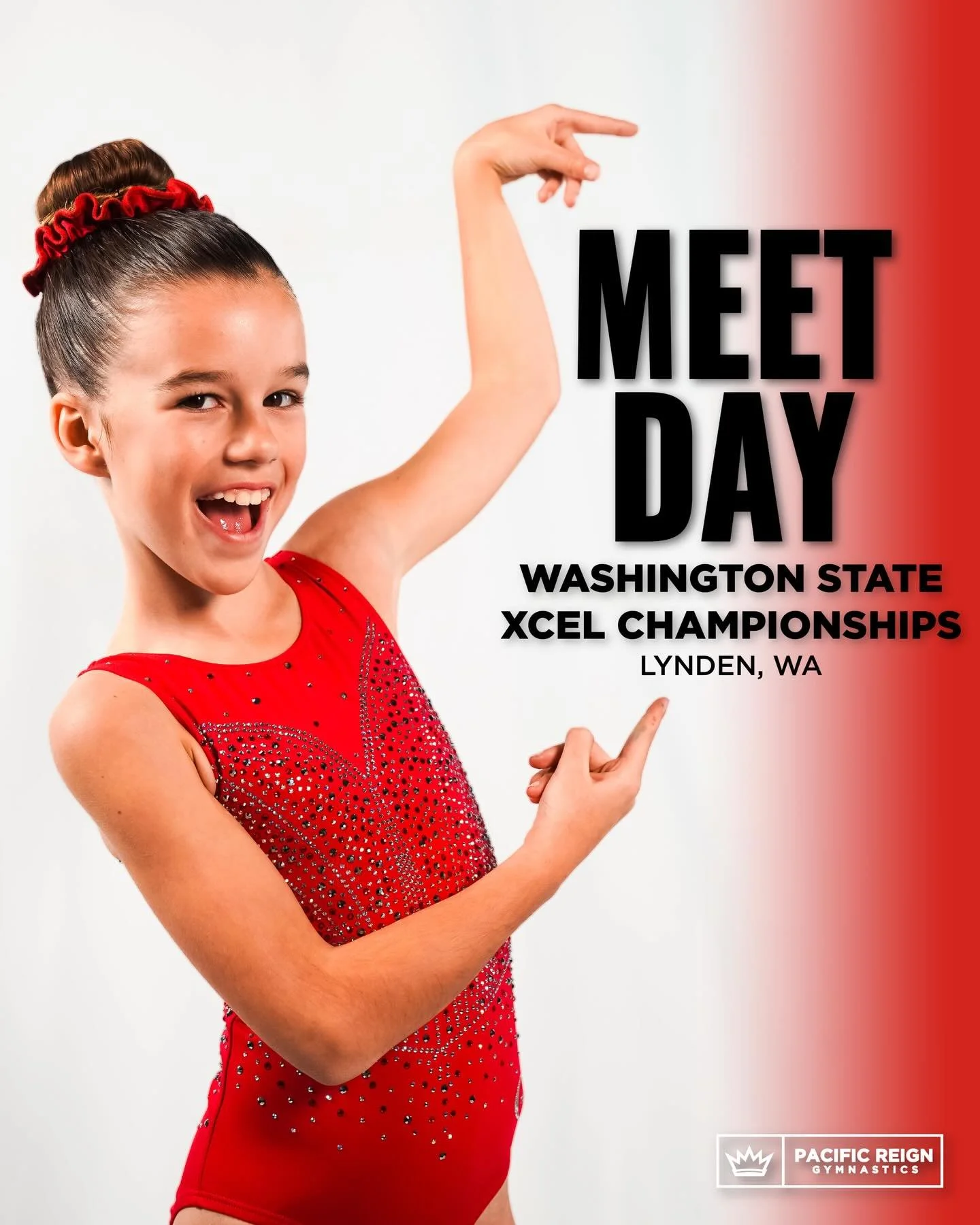 It&rsquo;s Xcel&rsquo;s turn!! Washington State Xcel Championships are officially underway!! 

Go out there and shine! 👑✨ #Train2Reign