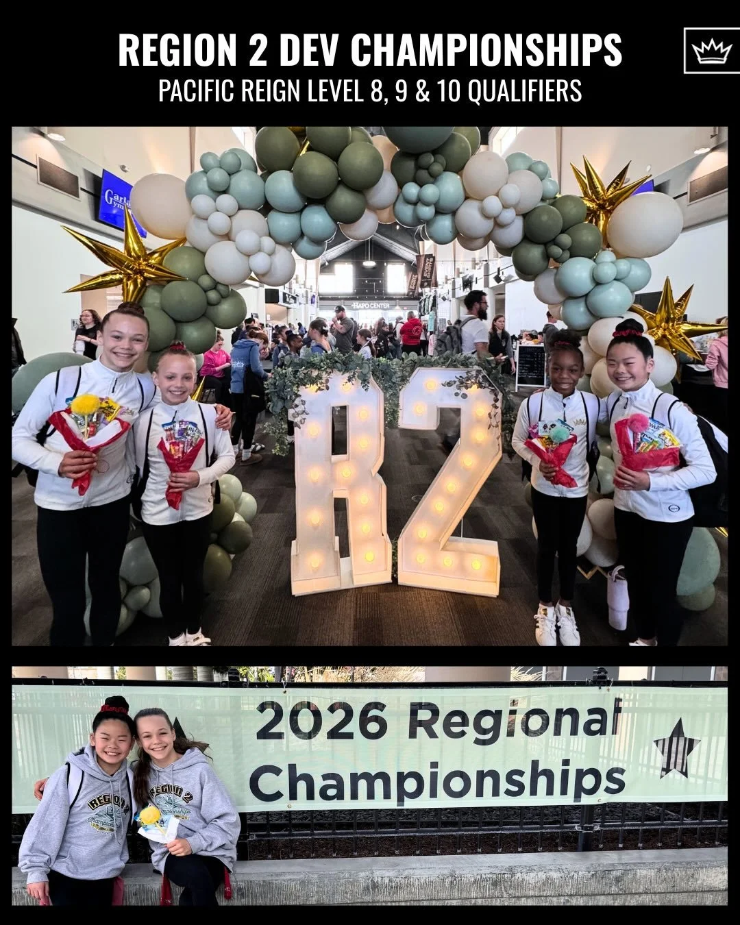 Level 8 rounded out their season.
Level 9 had Westerns Qualifiers.
Level 10 had Nationals Qualifiers.
&amp; Washington State Level 8 won Regional State Team Competition!

A fantastic showing last weekend from the squad at Region 2 Development Program