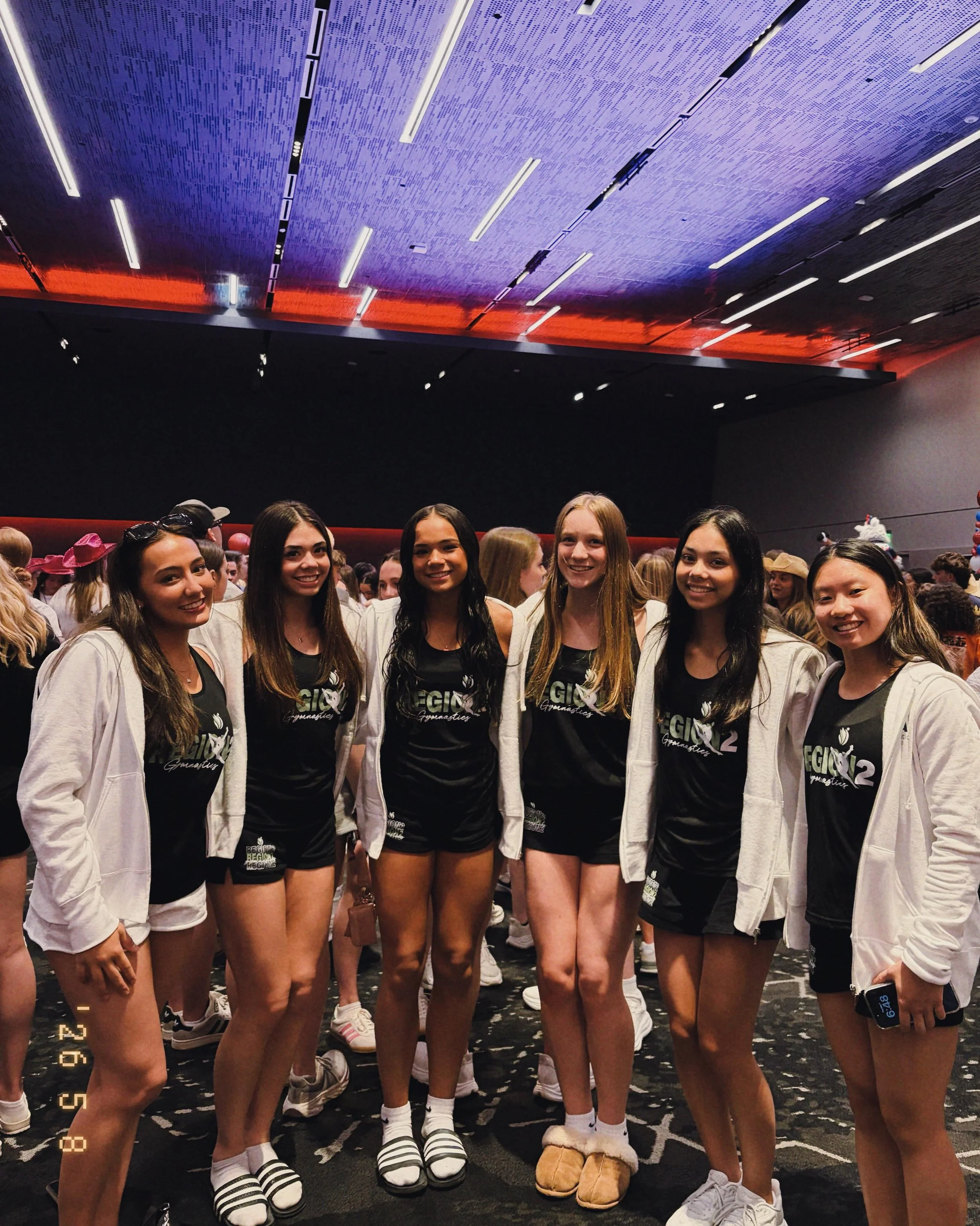 Boots on the ground in OKC! Opening Ceremonies for the 2026 Development Program National Championships!✨ #Region2

side note: Finley was still traveling - the squad missed her last night! 

#Train2Reign👑