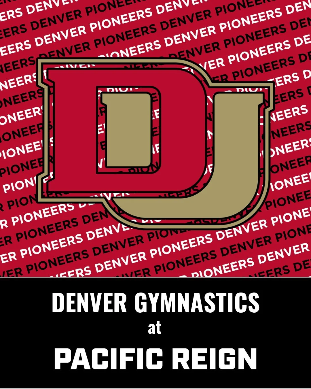 The Denver Pioneers are at Pacific Reign today to watch team practice! We are so glad you are here! Welcome to Woodinville @denver_gymnastics! #ncaarecruit #collegerecruiting #Train2Regin👑
