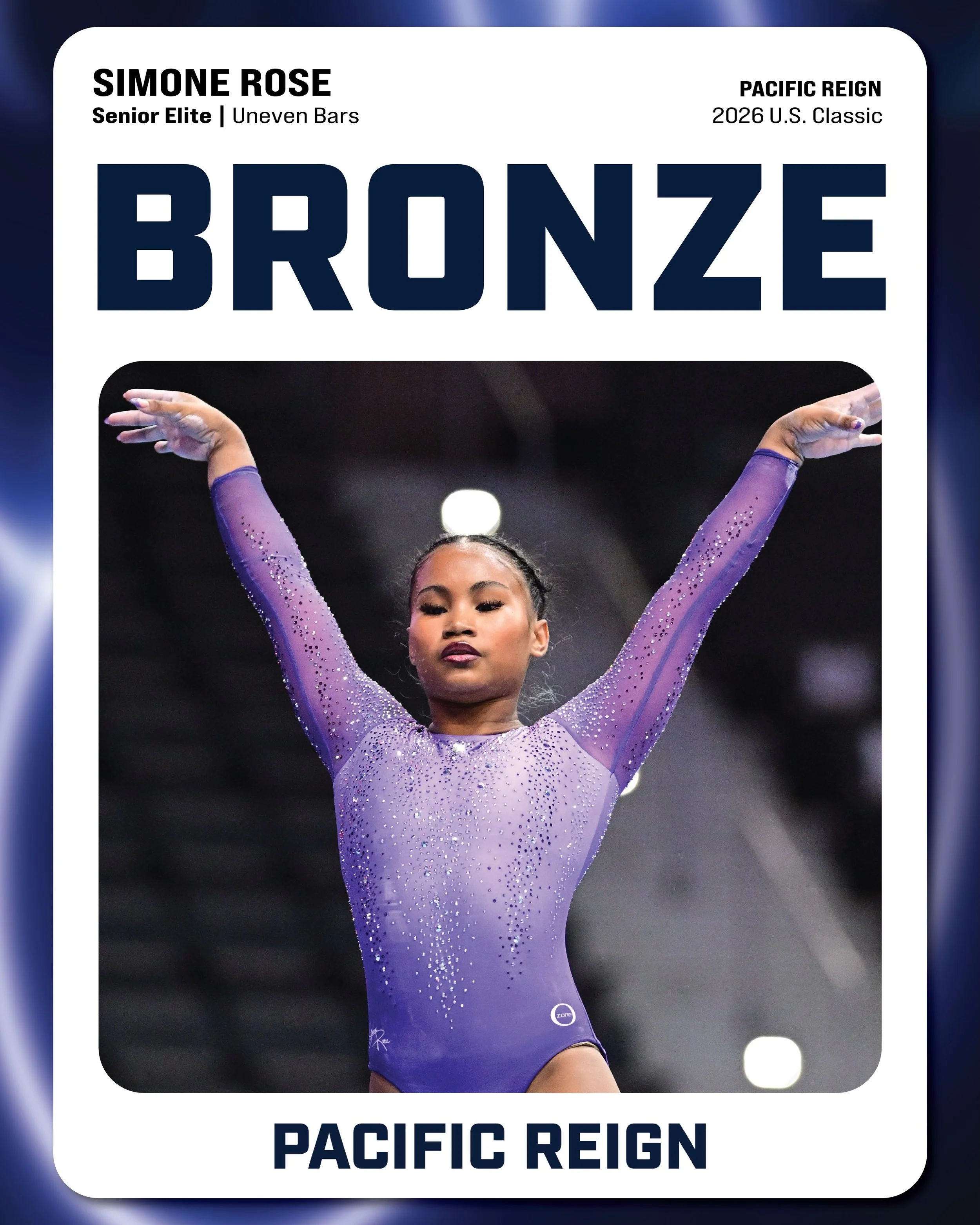 🥉 That&rsquo;s BRONZE on Uneven Bars for Simone Rose at the 2026 U.S. Classic - Senior Elite Division!

Simone brought everything to her routine and it showed. So proud of you, @simonerosegymnast_! #Train2Reign👑