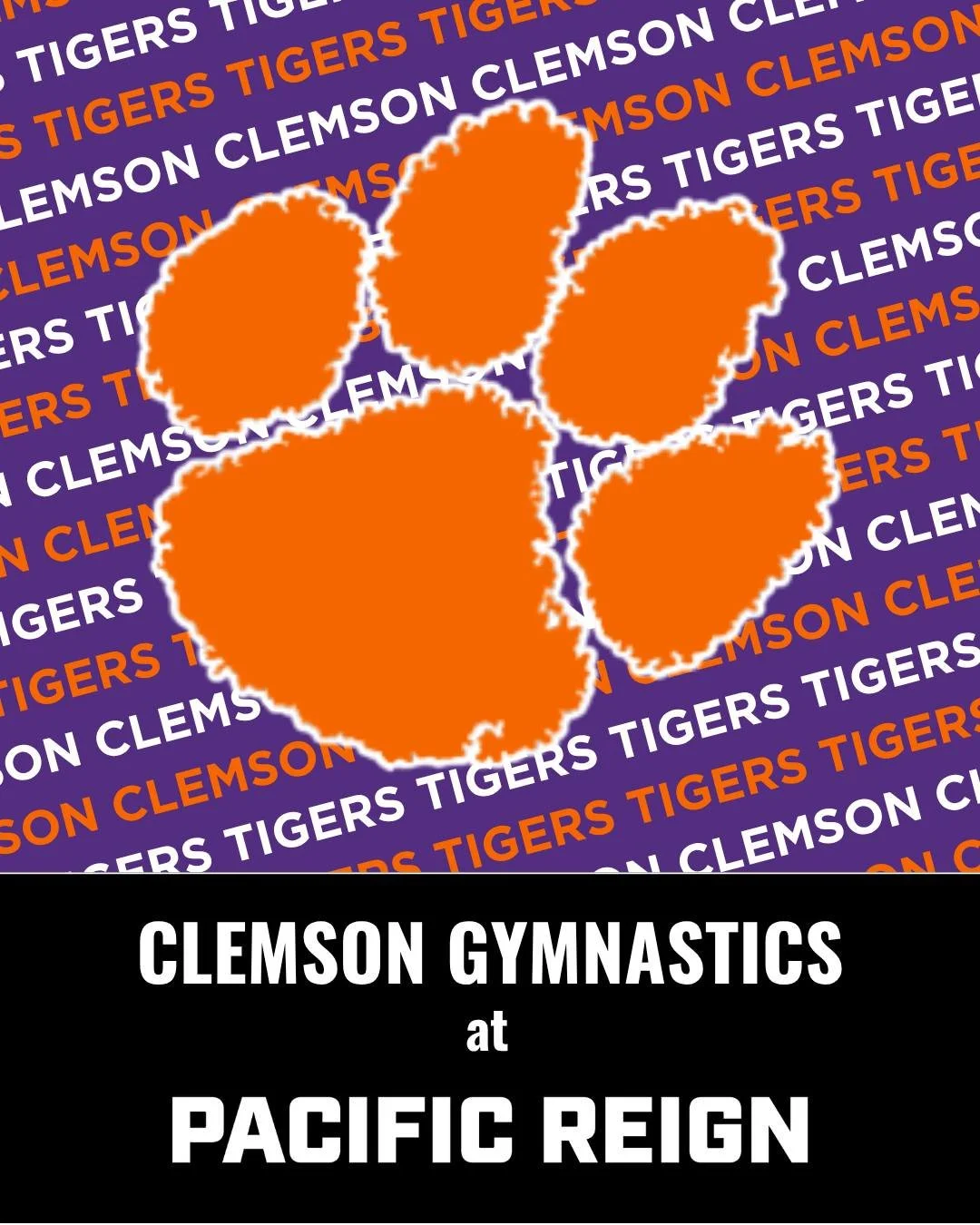 The Clemson Tigers [@clemsongymnastics]  are back in the PNW to hang out during team practice in Lynnwood today! Thank you for joining us @clemsoncoachhowell @liz_crandall_howell! #Train2Reign👑