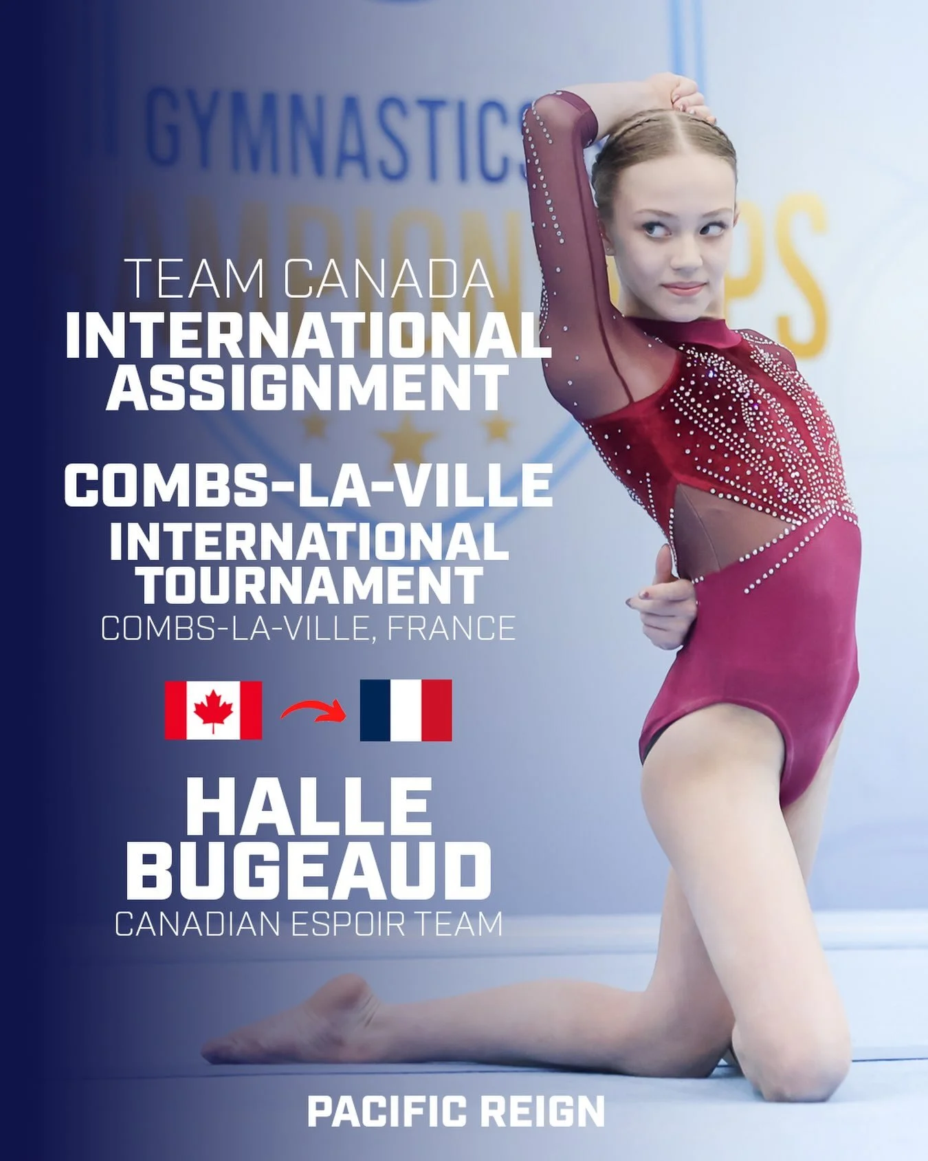 🇨🇦➡️🇫🇷 FIRST INTERNATIONAL ASSIGNMENT!

Huge congratulations to Halle Bugeaud, who will represent Team Canada&rsquo;s Espoir Team at the Combs-la-Ville International Tournament in France - her first international assignment! 🍁

We are so proud o