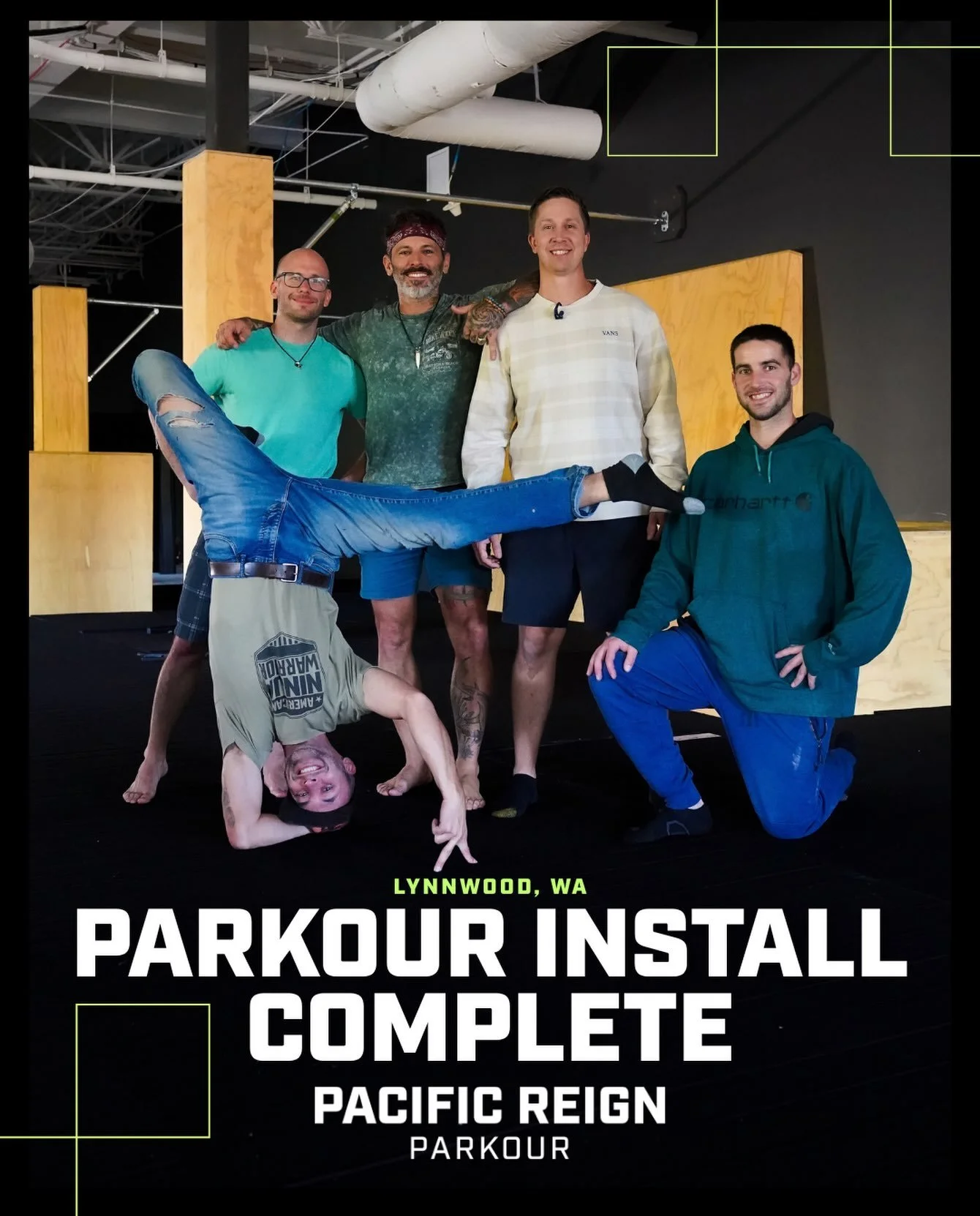 PACIFIC REIGN PARKOUR INSTALL IS COMPLETE! We cannot wait for you all to see our Pacific Reign Parkour Training Zone!🌀

Thanks to the team at @thewfpf, construction is complete! A training space that is unmatched - training athletes from 4 years old