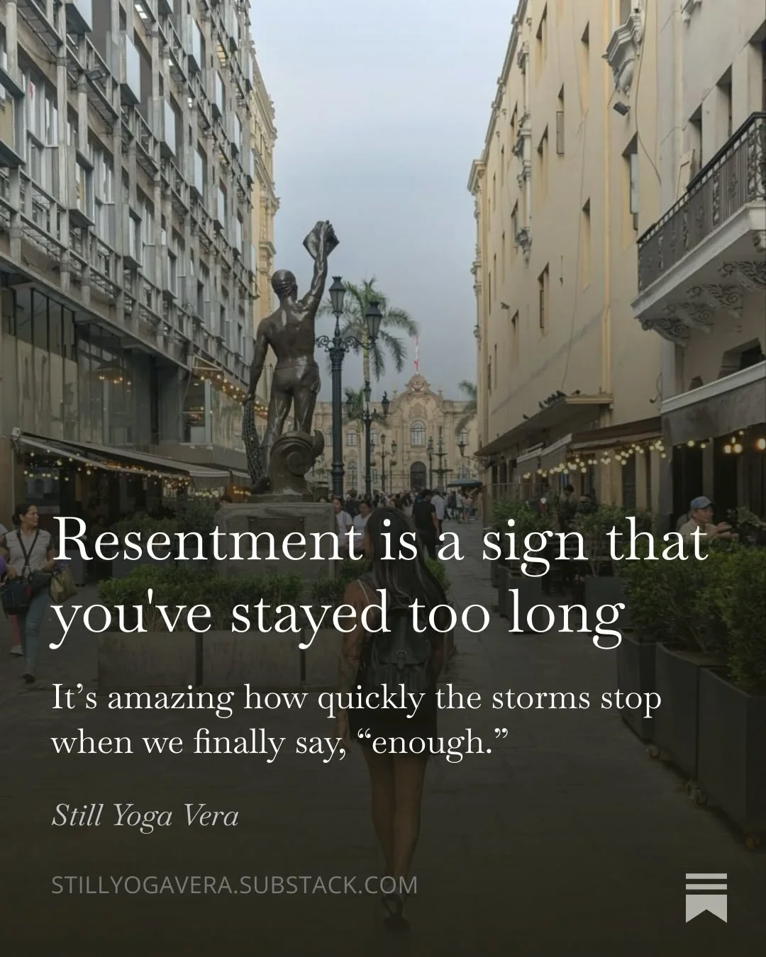I knew I wasn&rsquo;t doing what I was meant to do with my life.

But I stayed, because leaving felt scary, selfish, impossible.

I&rsquo;d remind myself of the things I lacked. Of what I didn&rsquo;t know. Of all the people I&rsquo;d be letting down