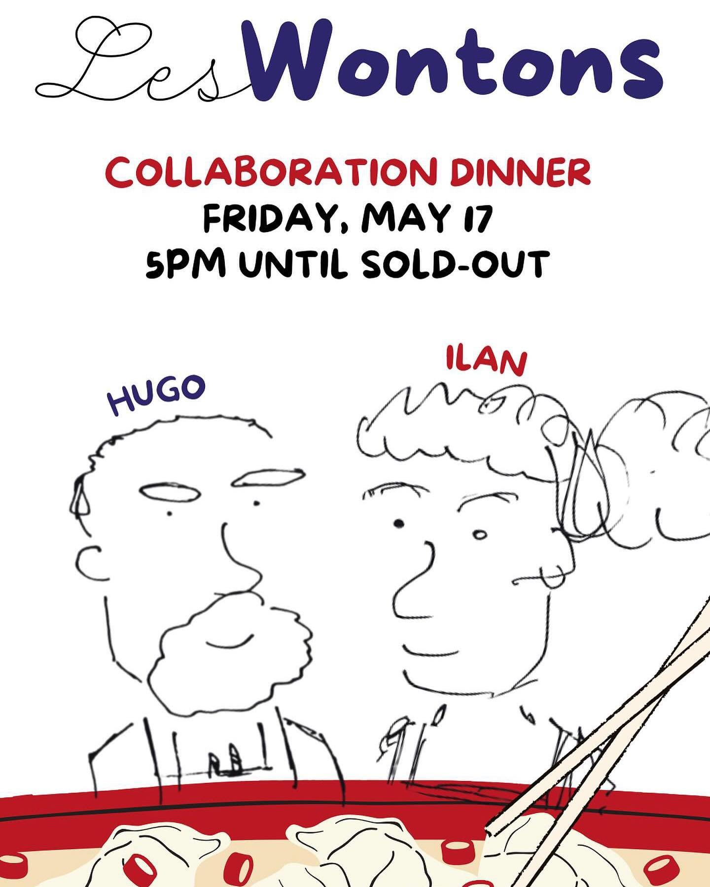This Friday we are thrilled to collaborate with Chef Hugo Delaune on a very fun Chinese Tea House influenced pop-up. From 5pm-9pm or until we run out 

🧧🥡🥢 swipe right for menu 🥟🎊🍵

Come check us out for something different this Friday!