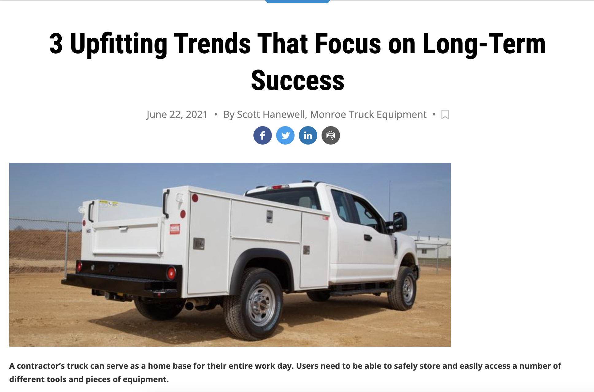 3 Upfitting Trends That Focus on Long-Term Success