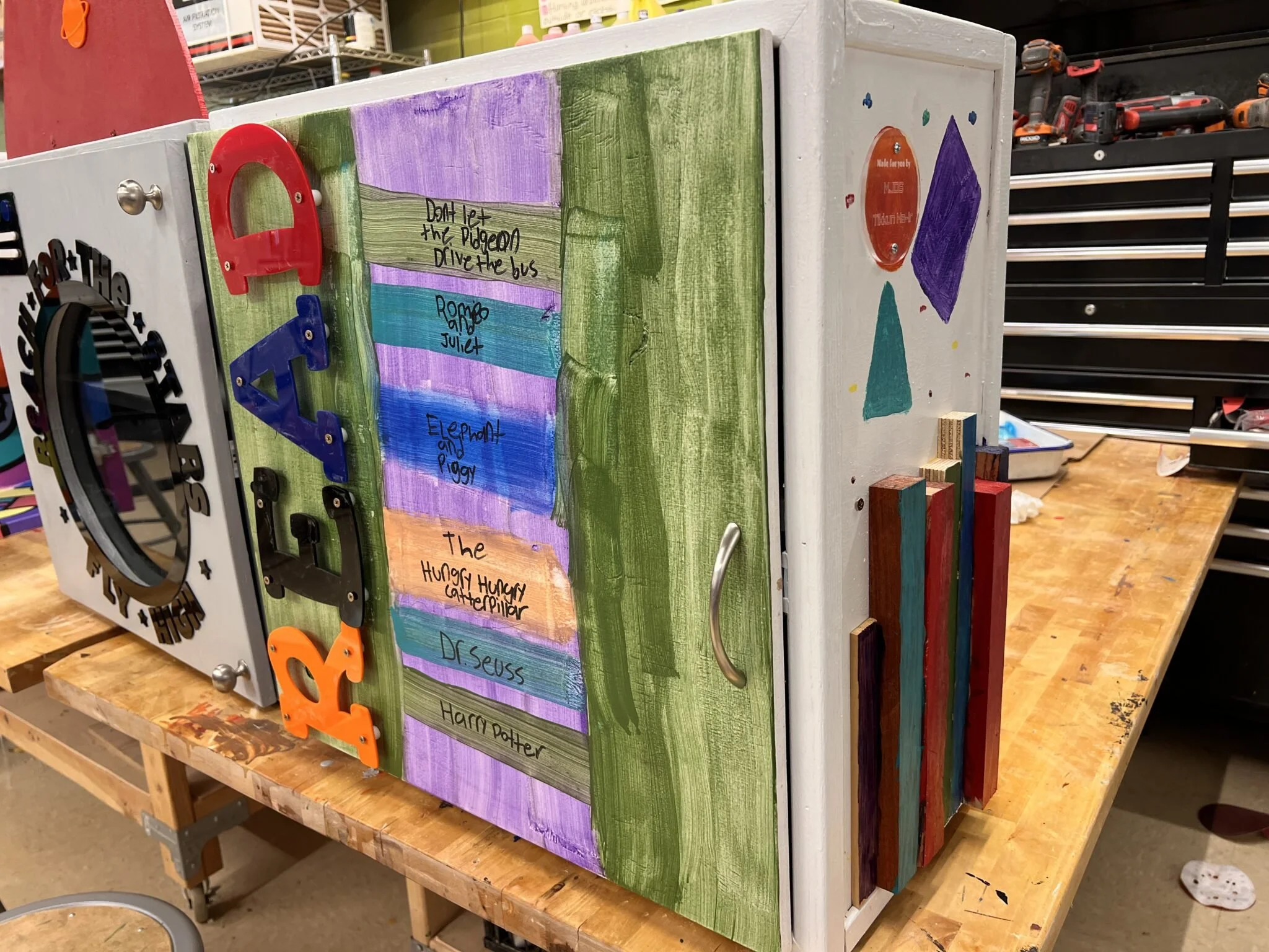 Local Students Created Little Free Libraries for Food Pantries