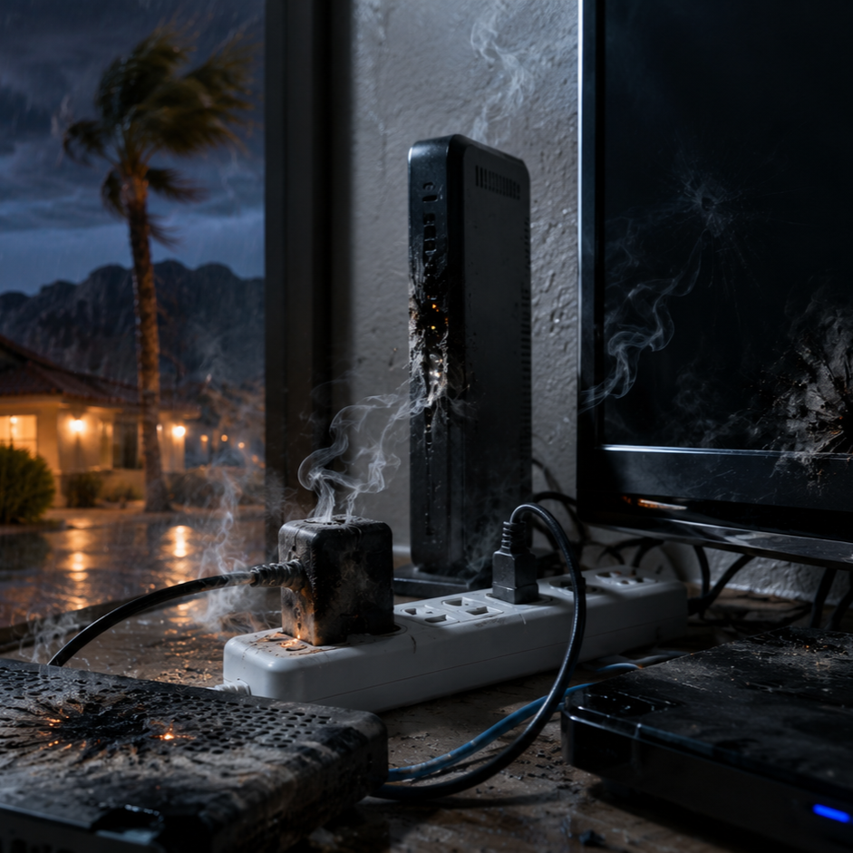 How Monsoon Power Surges Fry Your Electronics