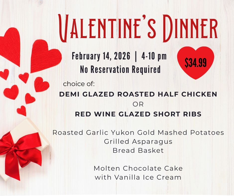 Valentine's Day Dinner — Front Range Inn | Lakewood CO