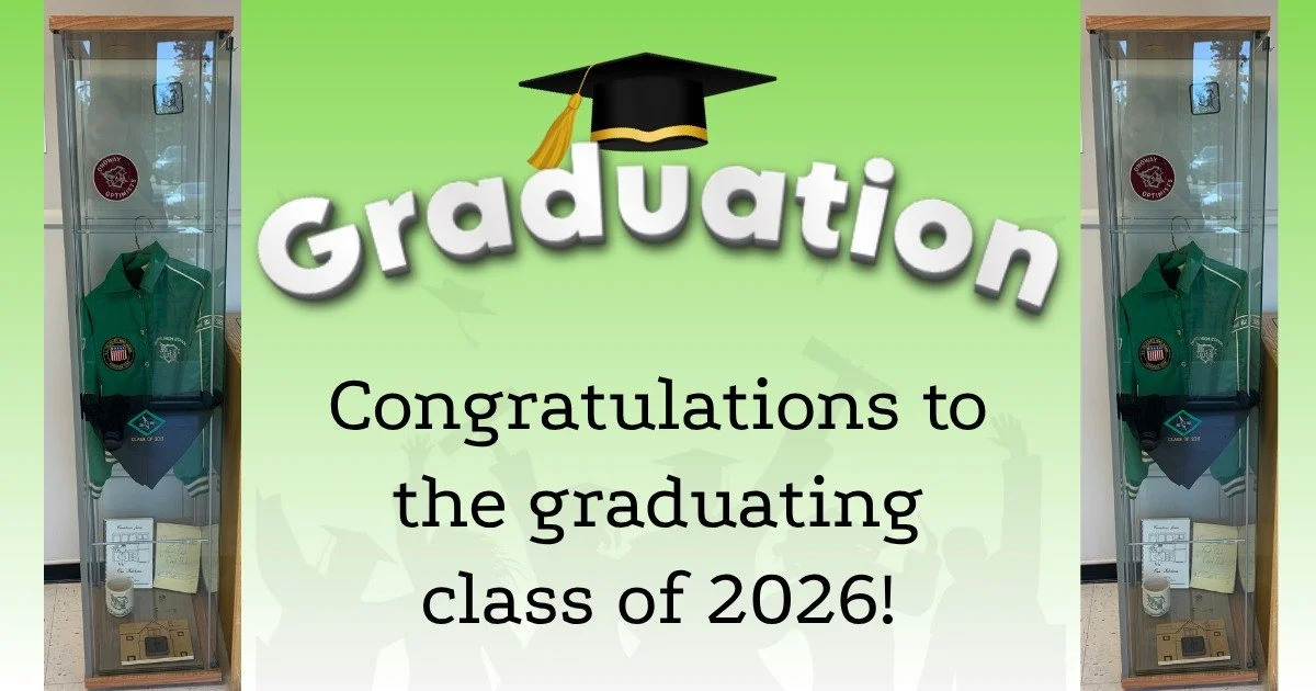 Congratulations to the graduating class of 2026! Come check out our graduation display and take a trip down memory lane at the Onoway Museum this rainy week.