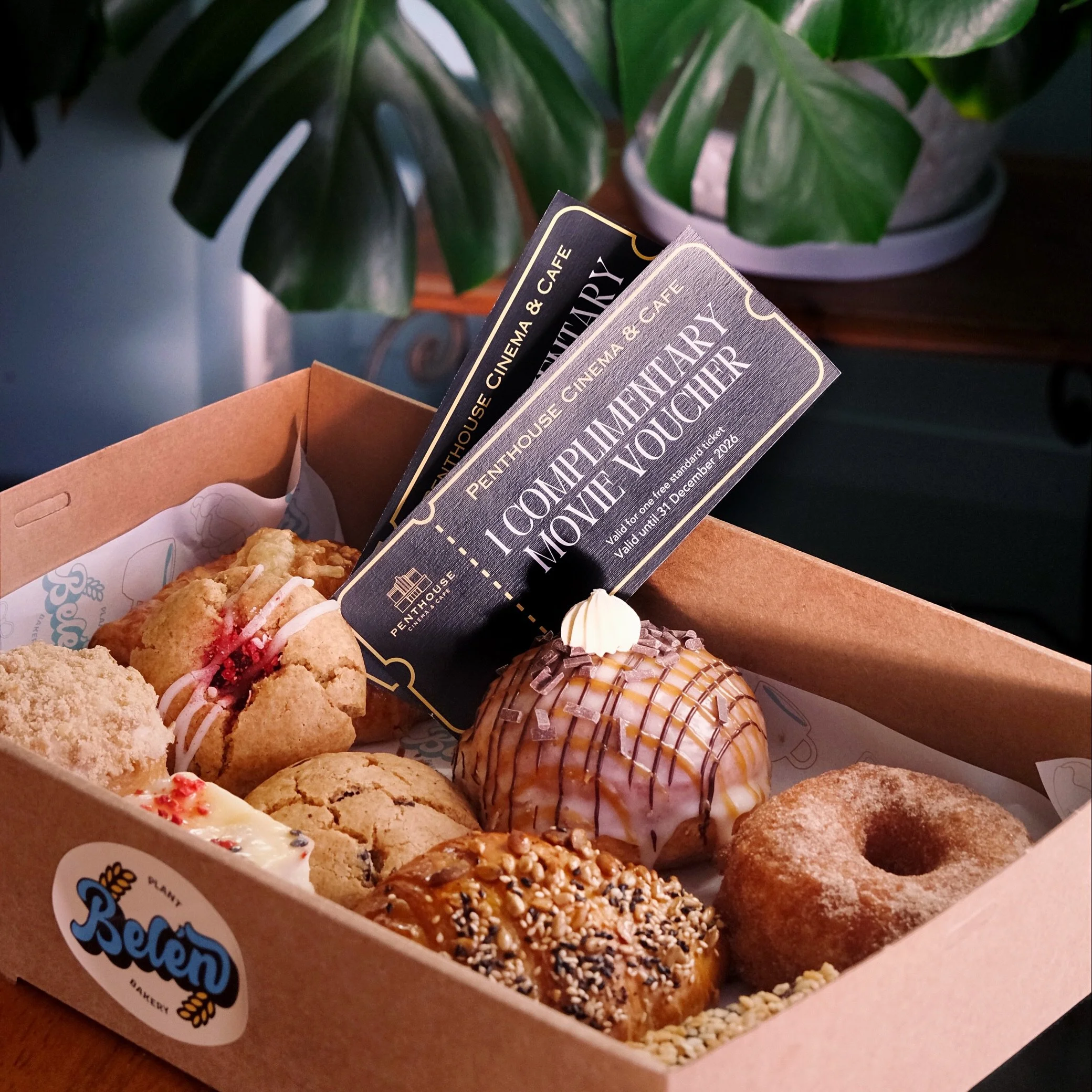 GIVEAWAY - MOVIE &amp; PASTRIES! 🎬🍩to celebrate our goodies now being stocked in the cabinet at @penthousecinema 

Take your friend for a beautiful movie and pastry date on us! ❤️
x2 tickets for any movie of your preference at Brooklyn Cinema + a b