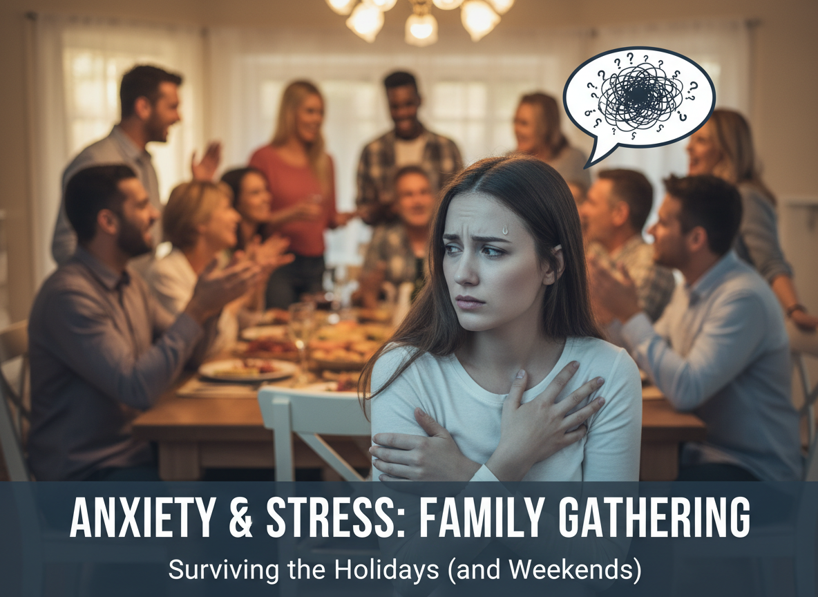 Survive Family Anxiety: Grounding &amp; Boundaries for the Holidays (Therapist Tips)