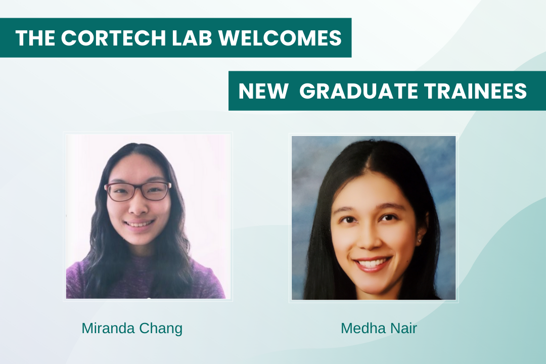 The CORTECH Lab welcomes new Master’s trainees!
