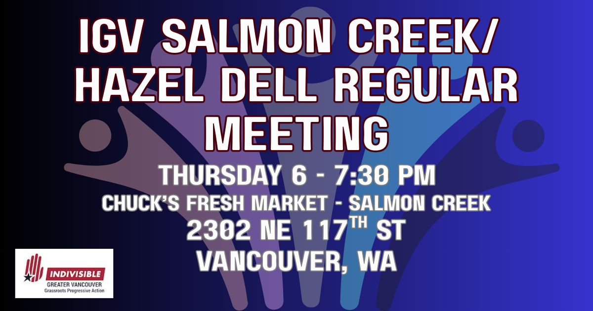 Salmon Creek/Hazel Dell Neighborhood Group meeting 