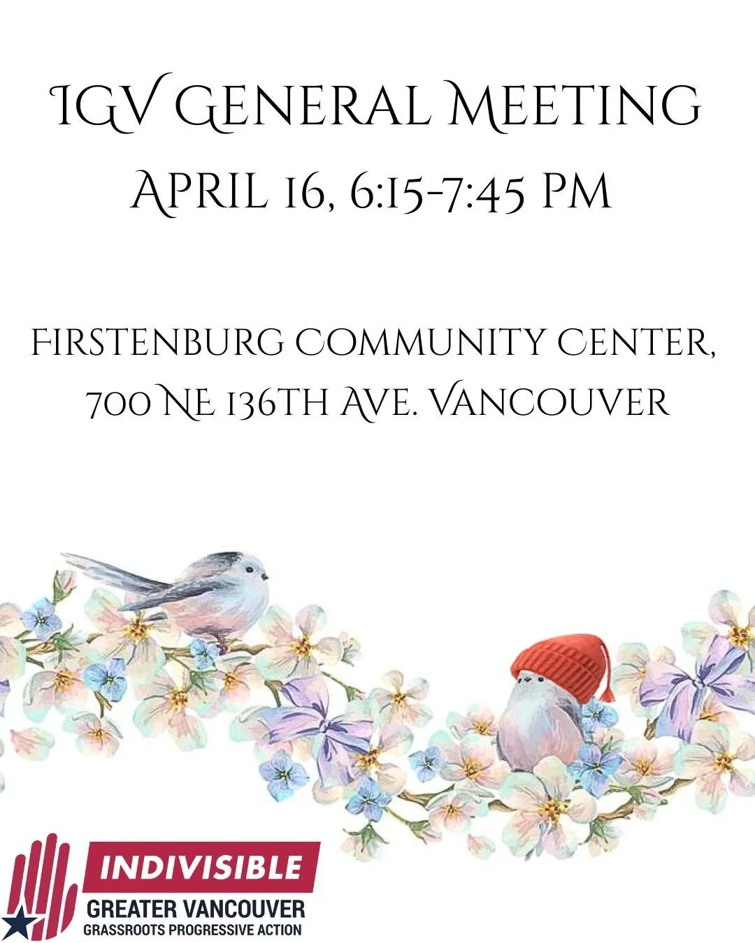 IGV April Monthly Meeting